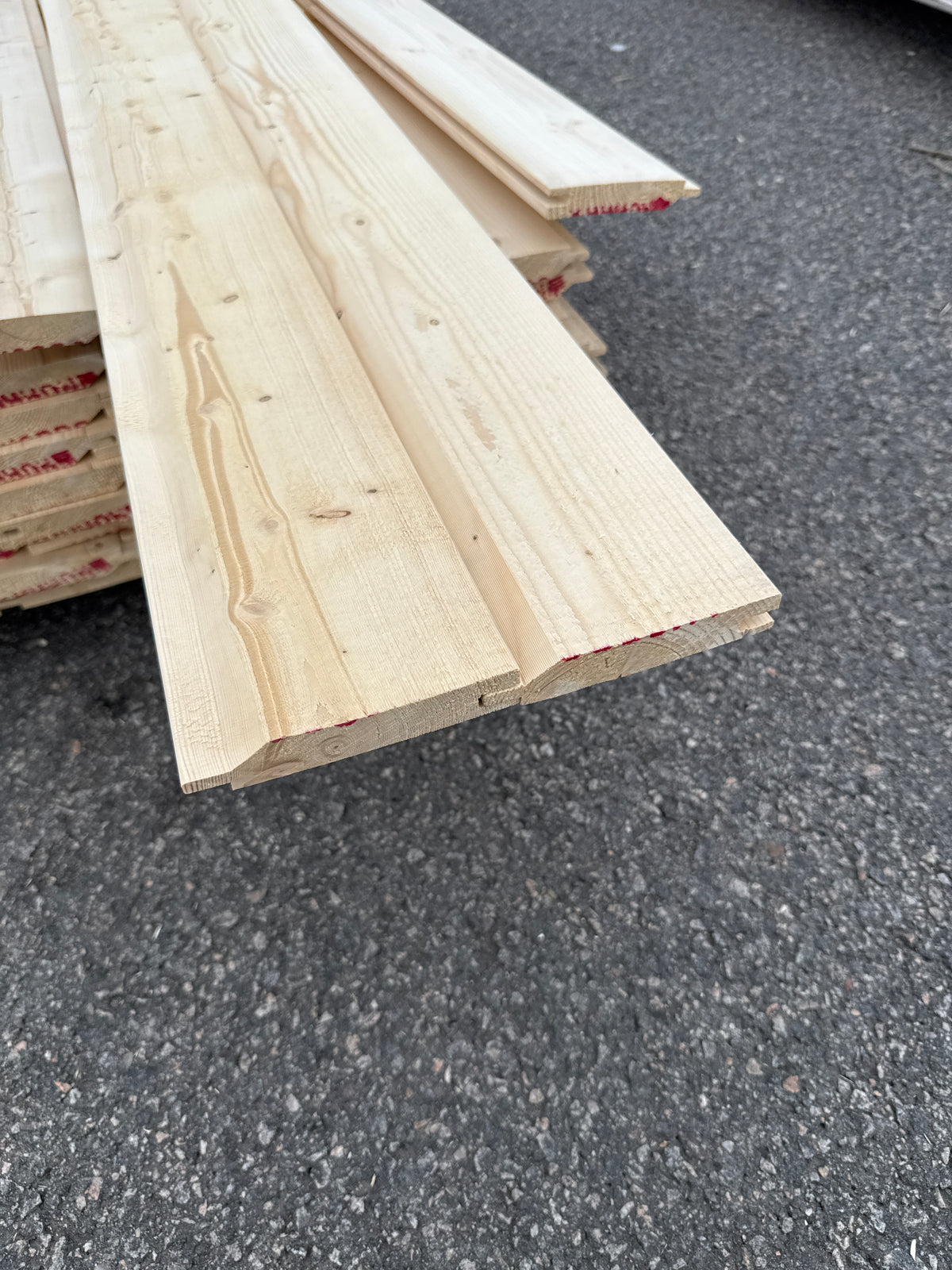 Paket Enkelfasspont 22x120mm, 82st 3,60m- Obehandlad