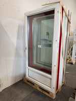Inåtgående altandörr Vänsterhängd, Trä/Aluminium – 1080 × 2080 mm- Blå