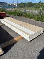 Paket Finsågade Brädor 22x95mm, 118st 3.60m Grundmålade