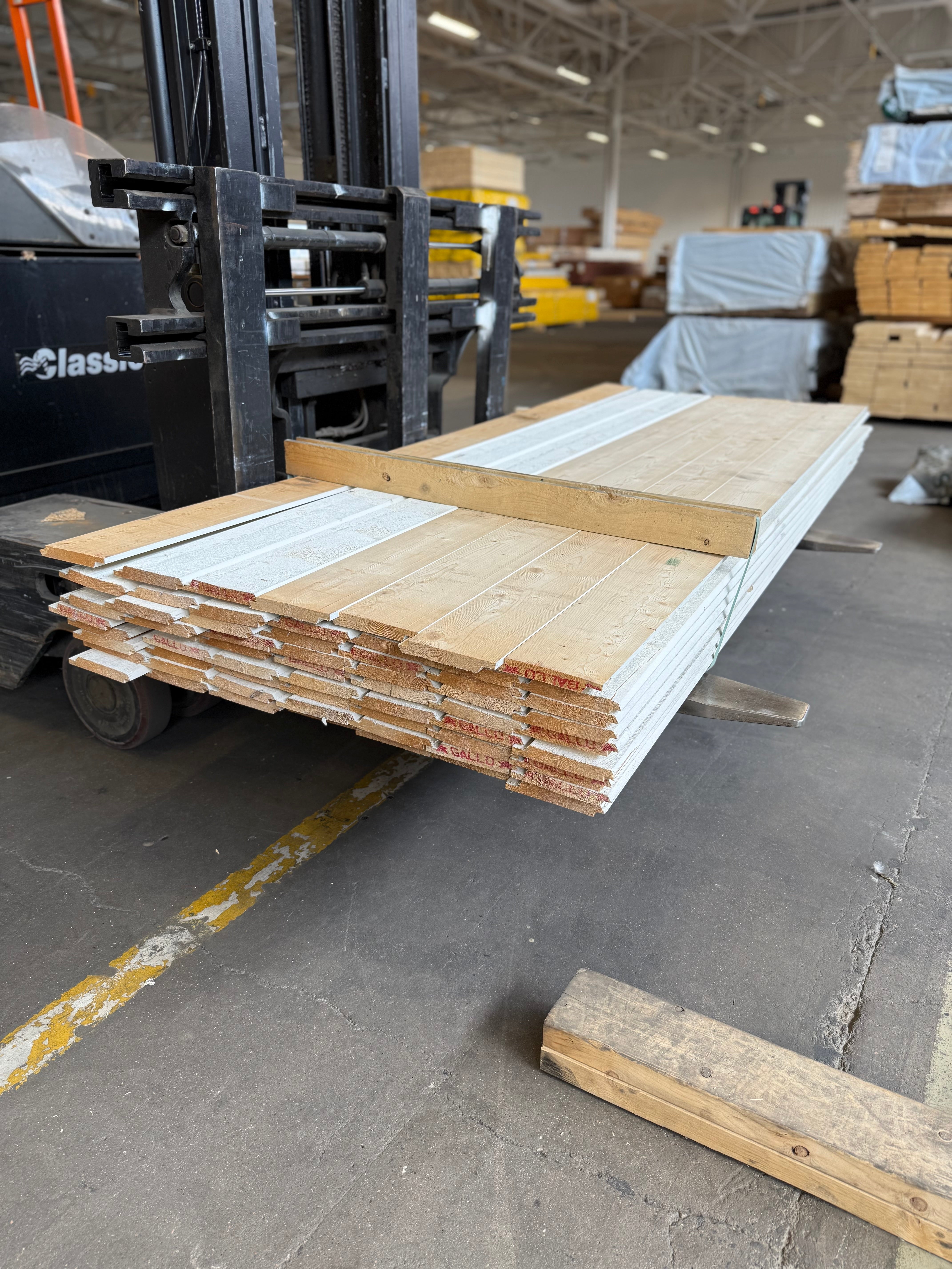 Paket Dubbelfasfals 21x147 mm – 2,54 m – 63 st – Grundmålad Vit