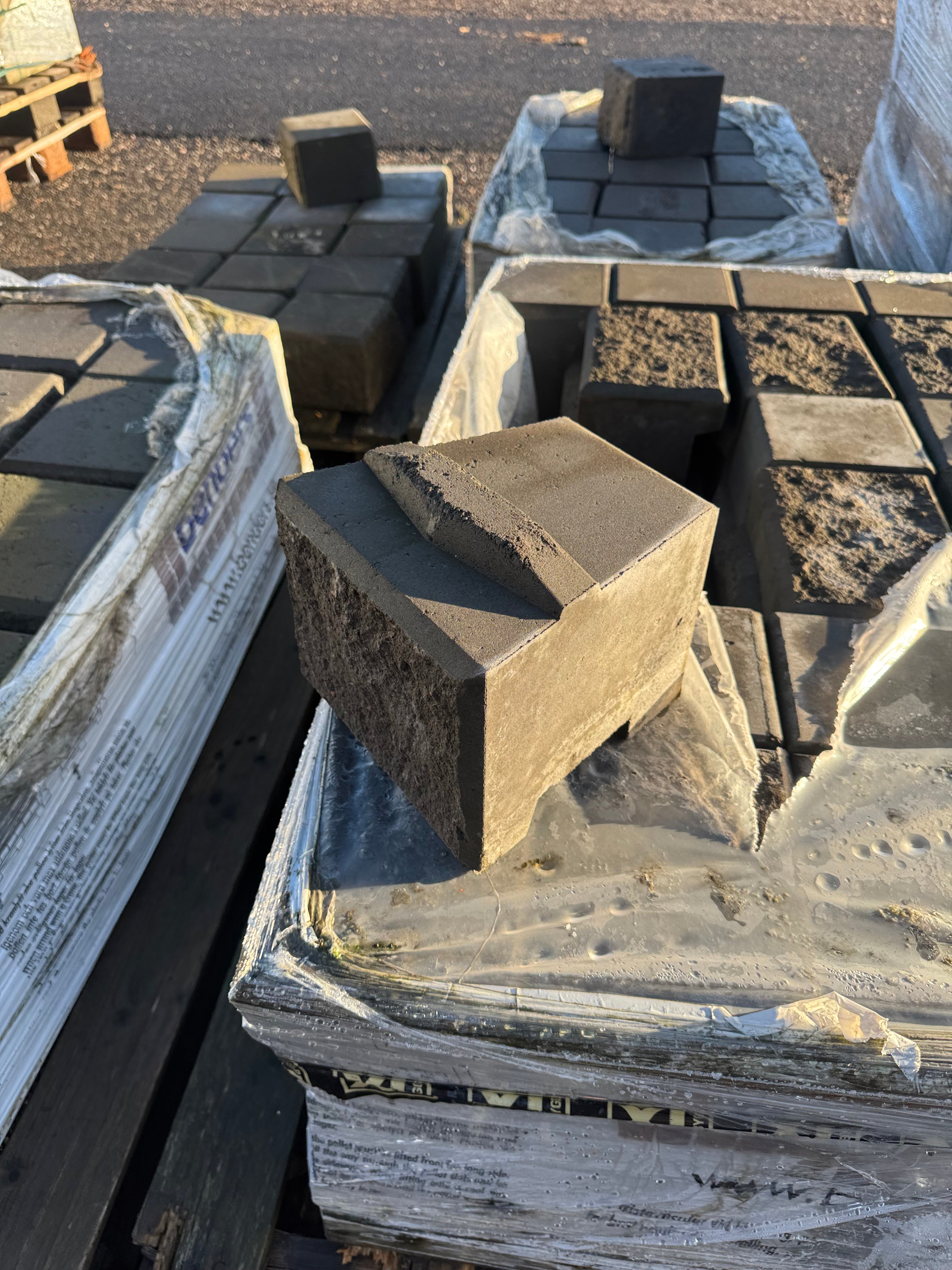 Parti Sten olika varianter – Grafit (7 pall)