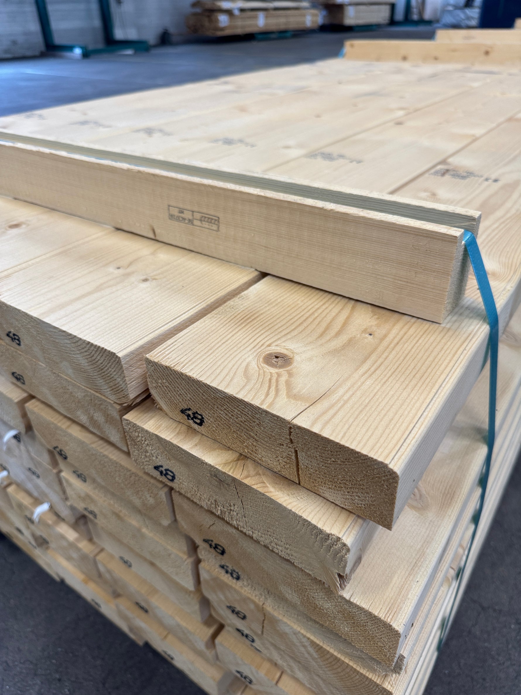 Paket Reglar 45x170mm 4,80m – 72 st C24 Felhyvlade