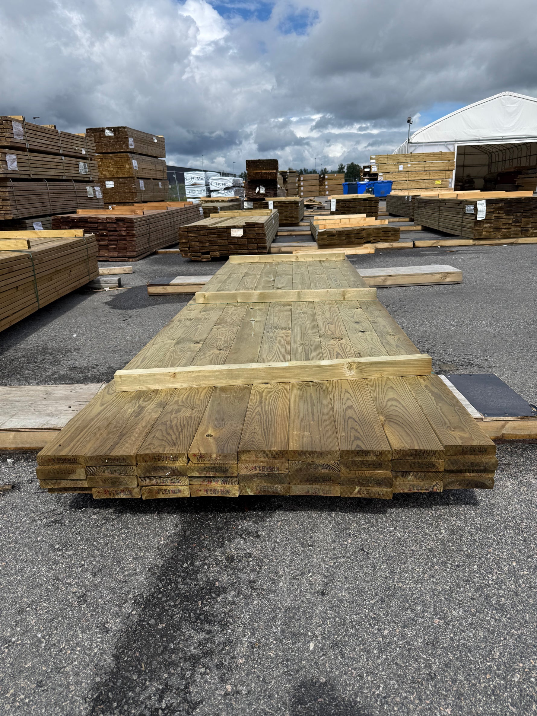 Paket Tryckimpregnerad Trall 28x120mm 3.90m 36st
