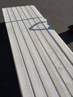 Paket Ytterpanel Dubbelfas 22×145 mm 4,50 m – Vit Grundmålad, 98 st
