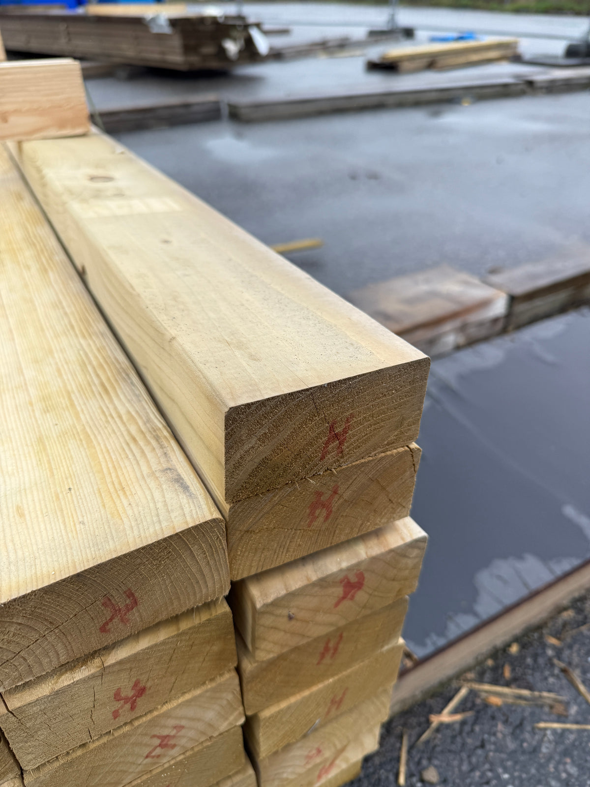 Paket Tryckimpregnerade Reglar 45x95mm 3,60m- 80st