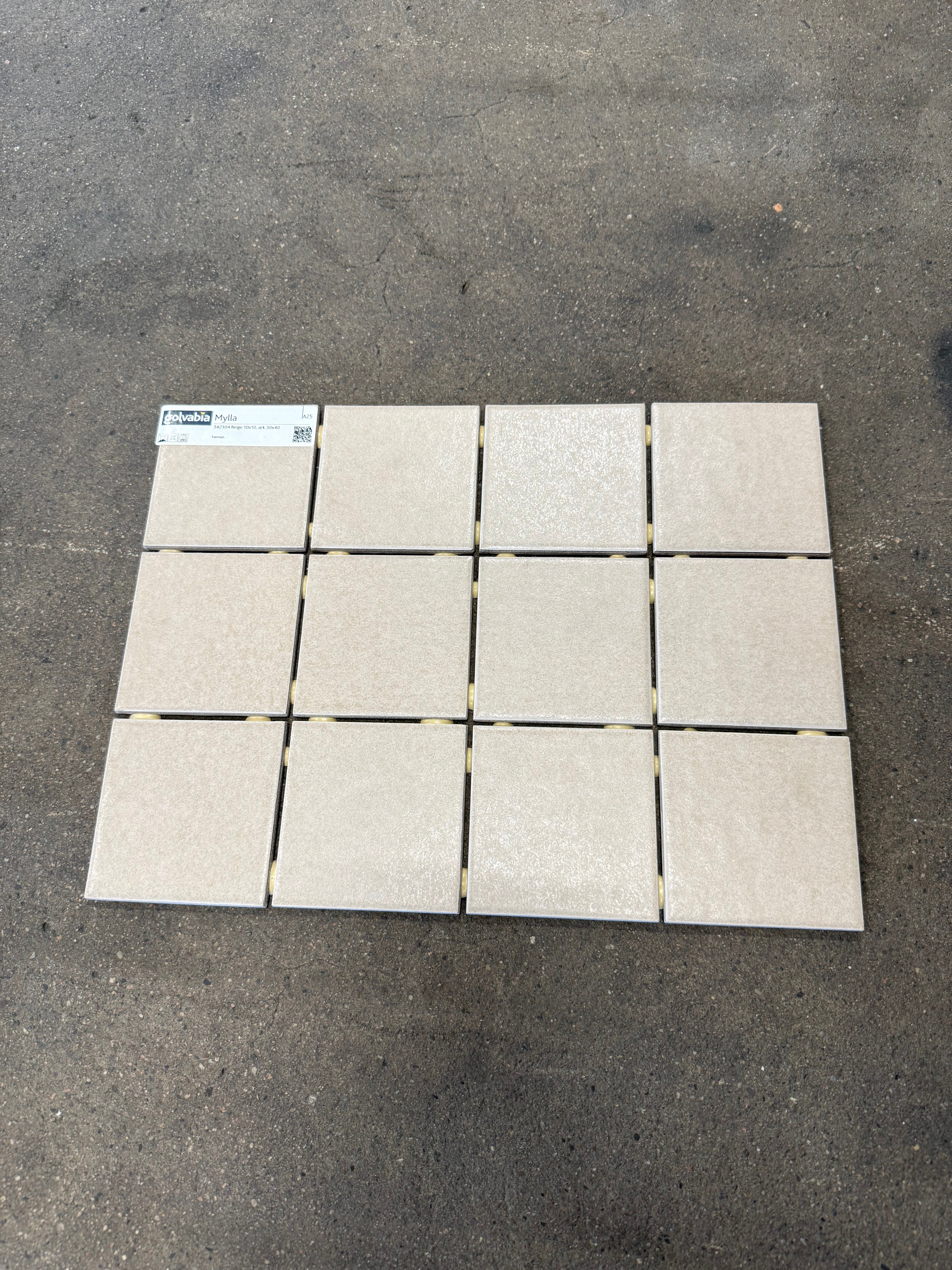 Kakel Plattor- Mylla Beige 10x10
