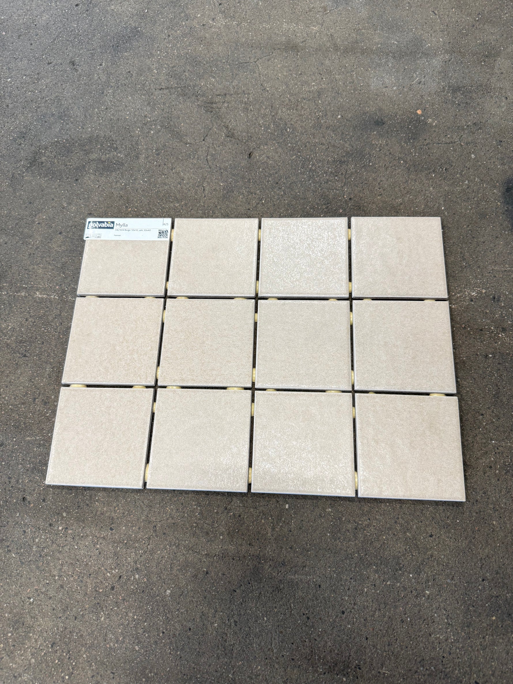 Kakel/klinker Plattor- Mylla Beige 10x10 - Spirec