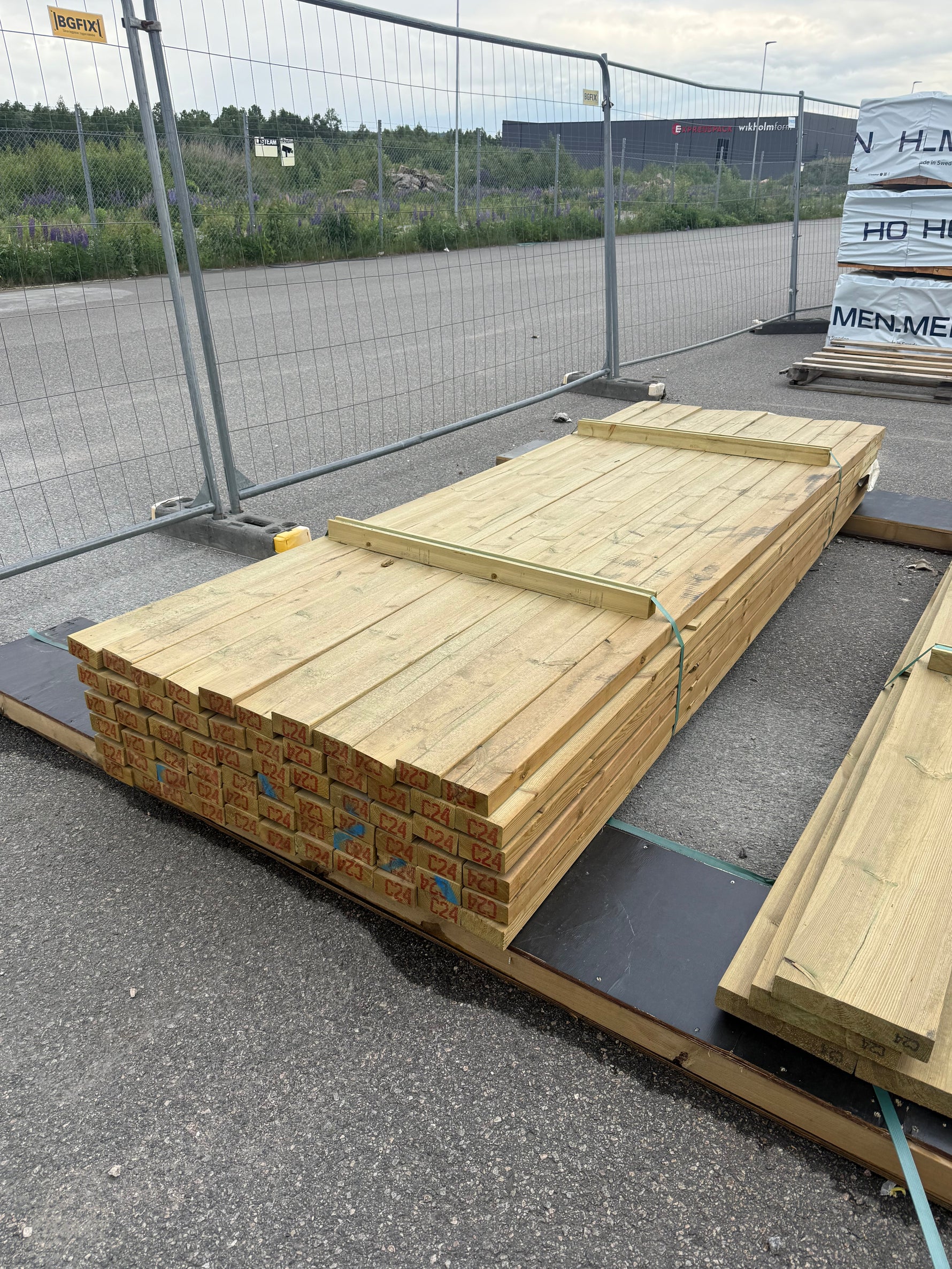 Paket Tryckimpregnerade Reglar 45x95mm, 66st 3,0m