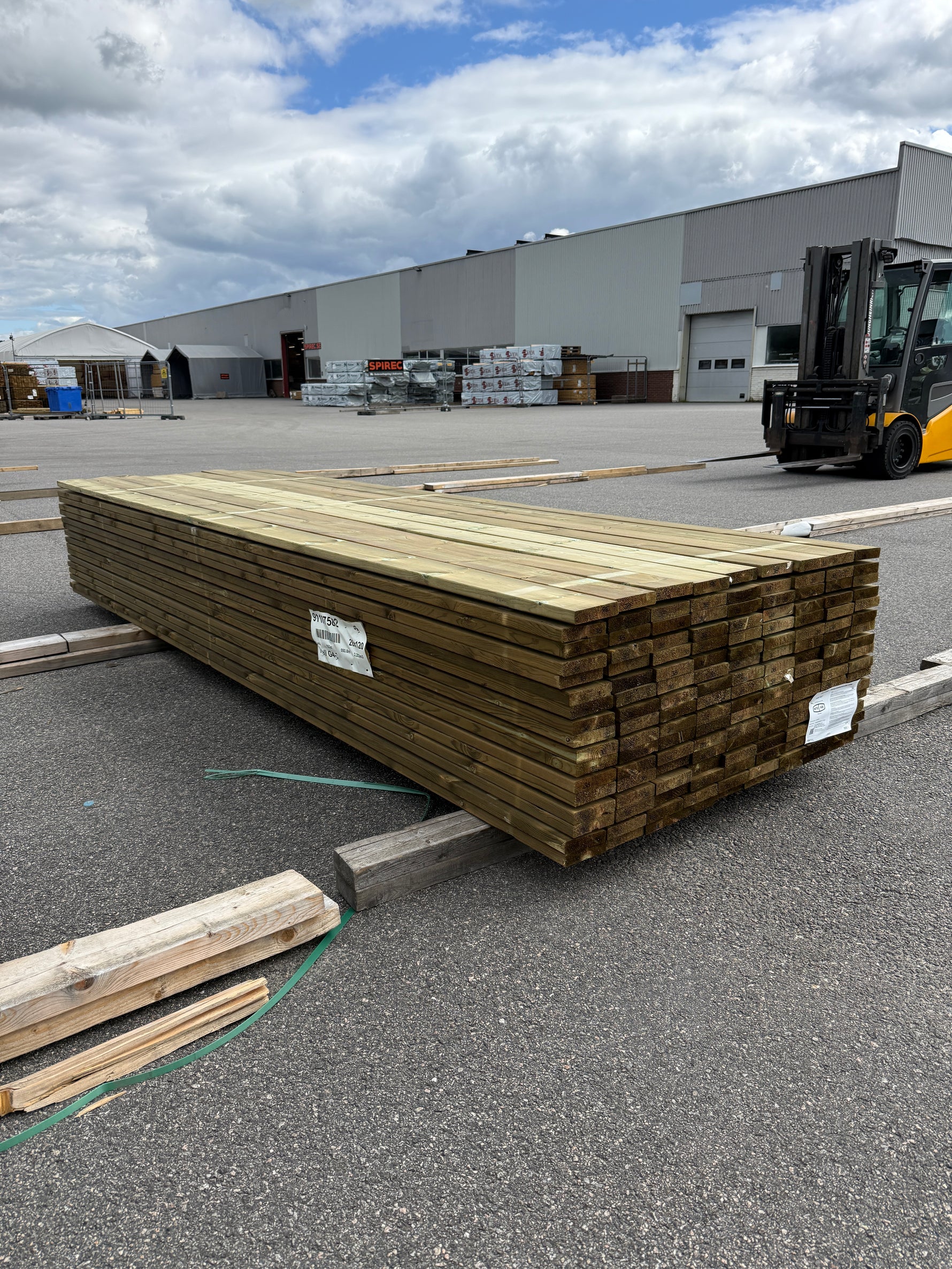 Paket Tryckimpregnerad Trall 28×120 mm, 153 st 3,60 m (G4-3)