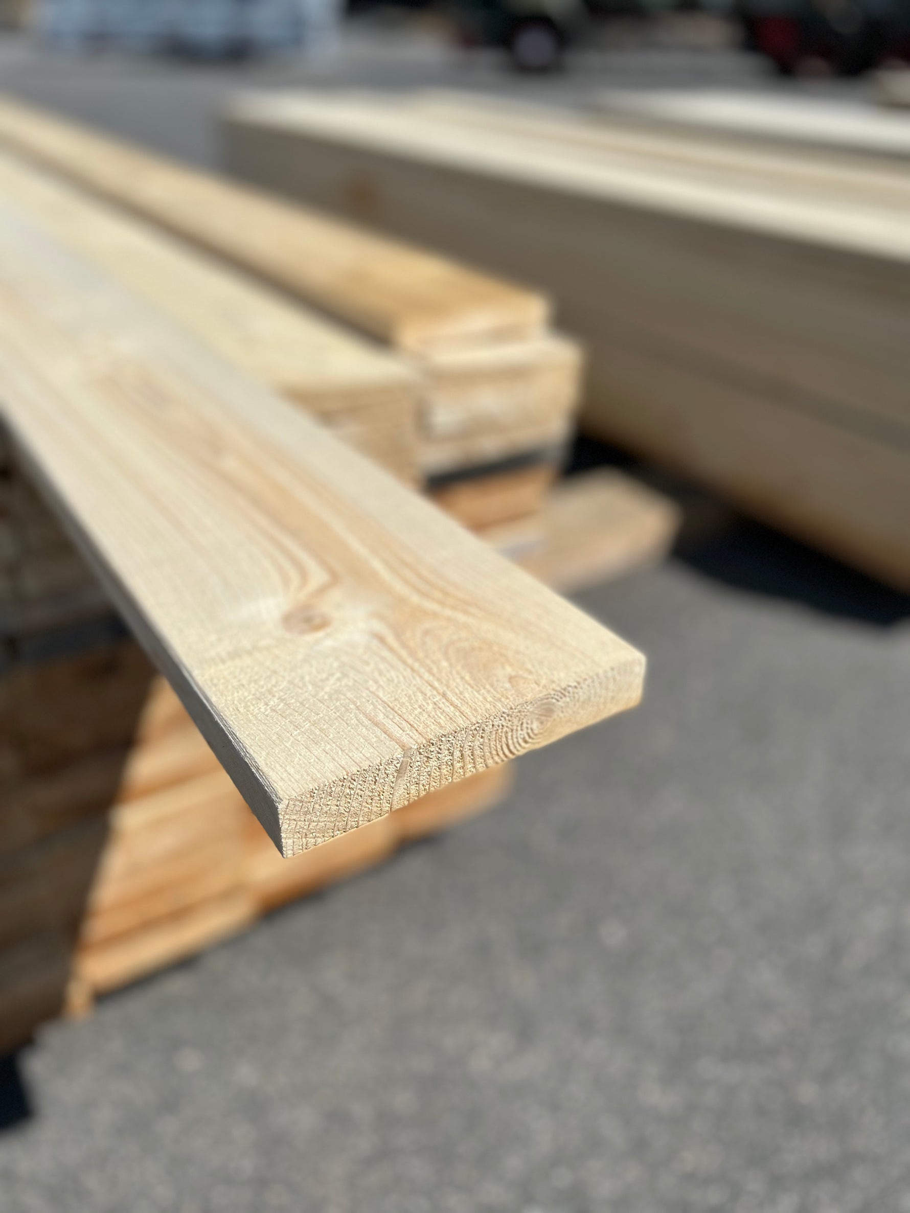 Paket Finsågade Brädor 28x170mm 3.30m 117st Obehandlade