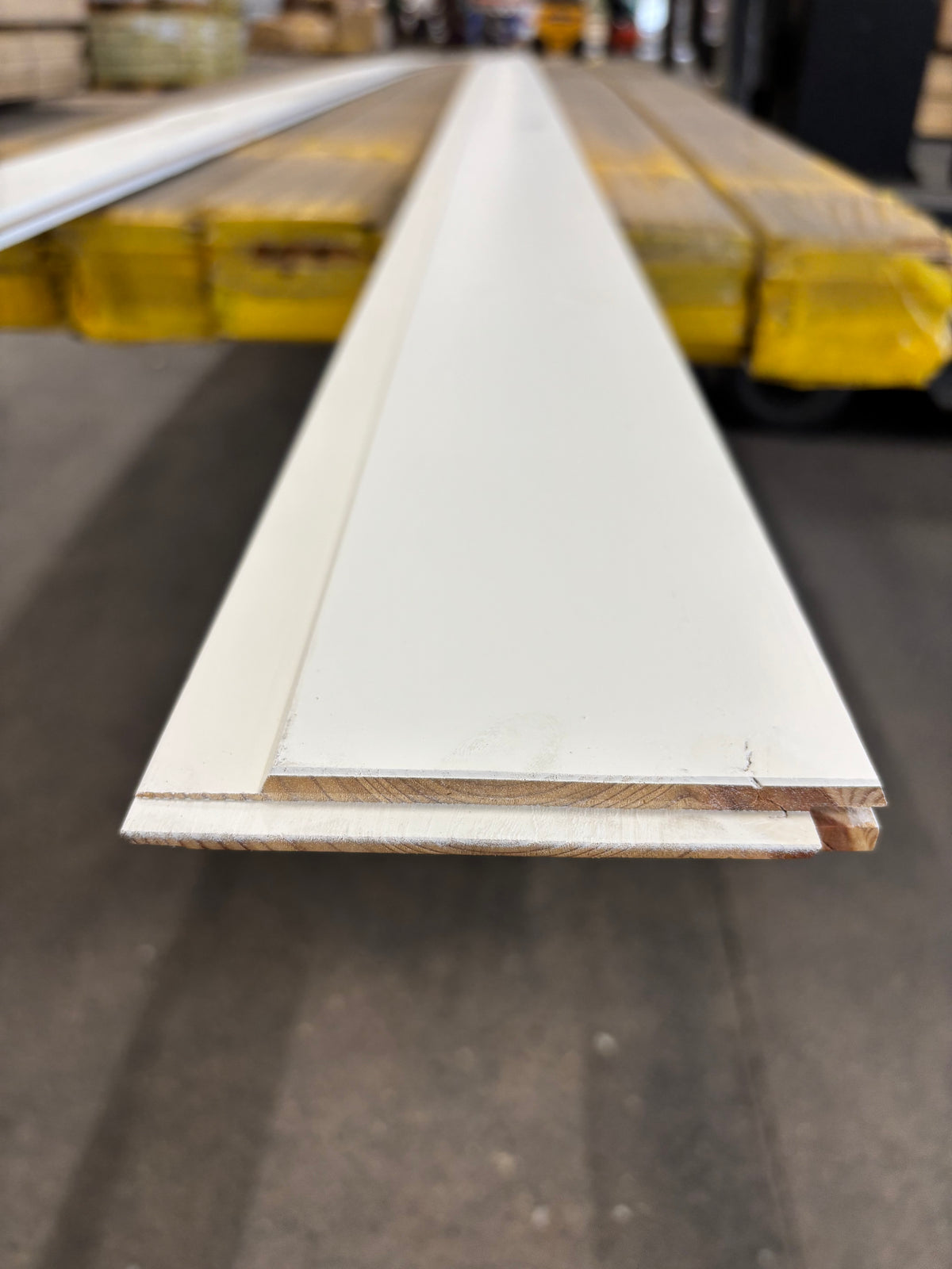 Parti Innerpanel 15x120mm Slät Vit (4.10-4.78m) 24,75kvm