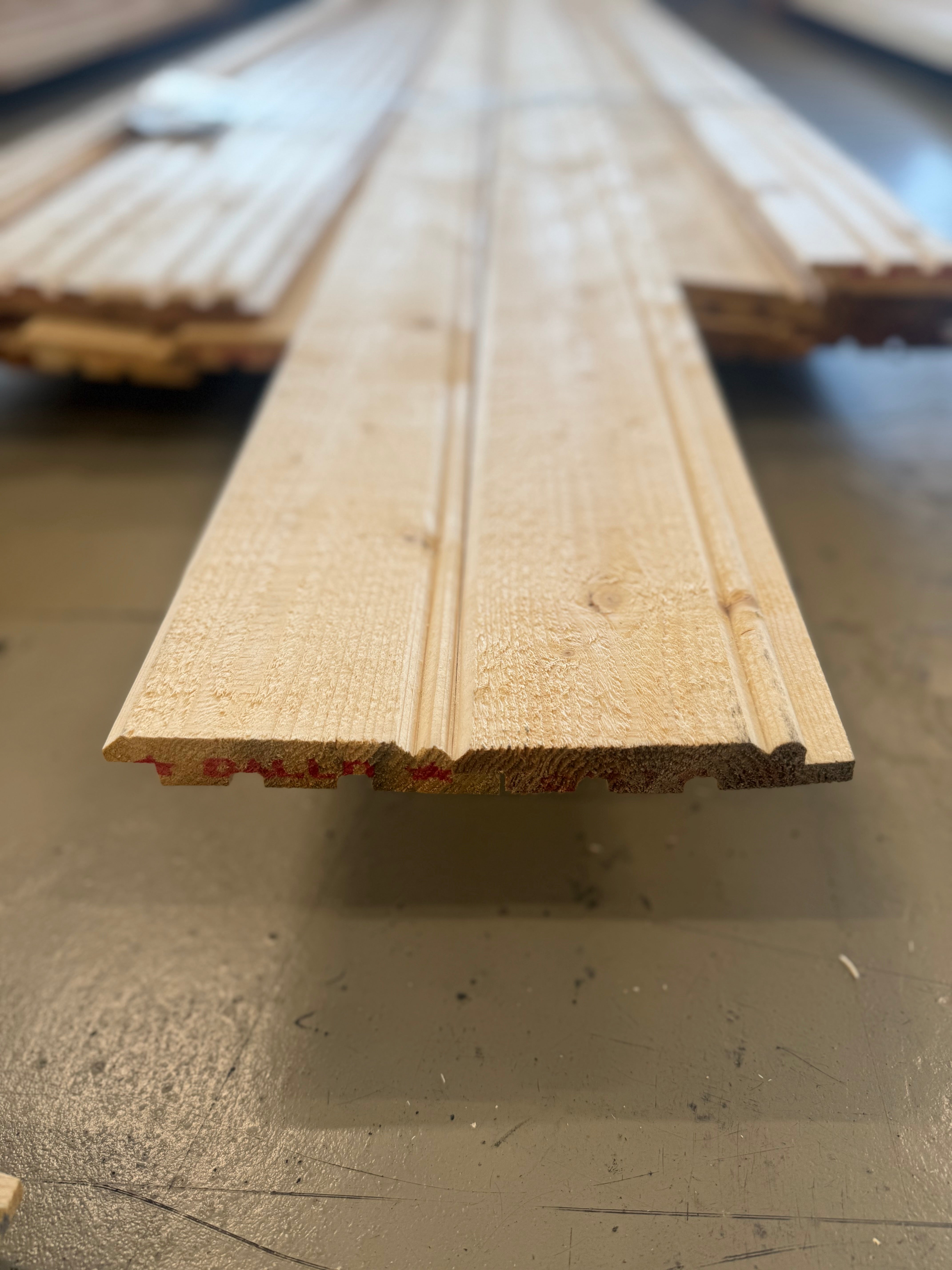 Paket Ytterpanel Pärlfals 22x120mm 17st 3.60m