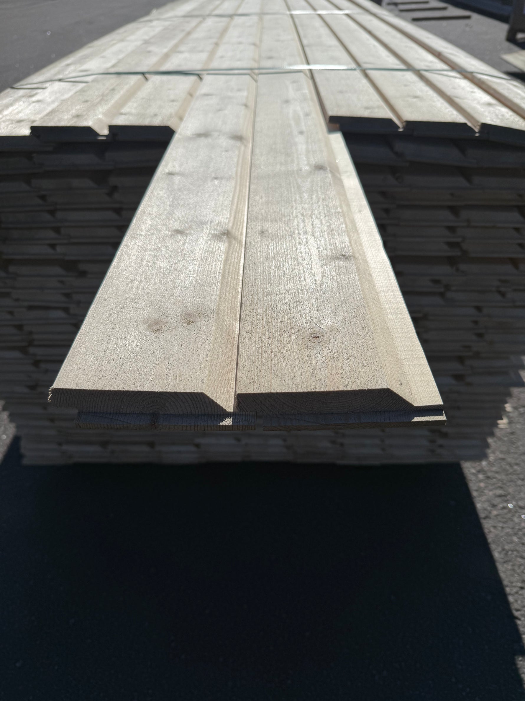 Paket Ytterpanel Enkelfas Fals 22x120mm – 260 st 5,40 m Obehandlad Gran - Spirec