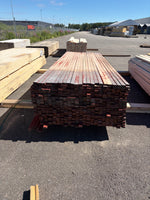 Paket Finsågade Brädor 22x45mm, 529st 3.60m- Falu Rödfärg