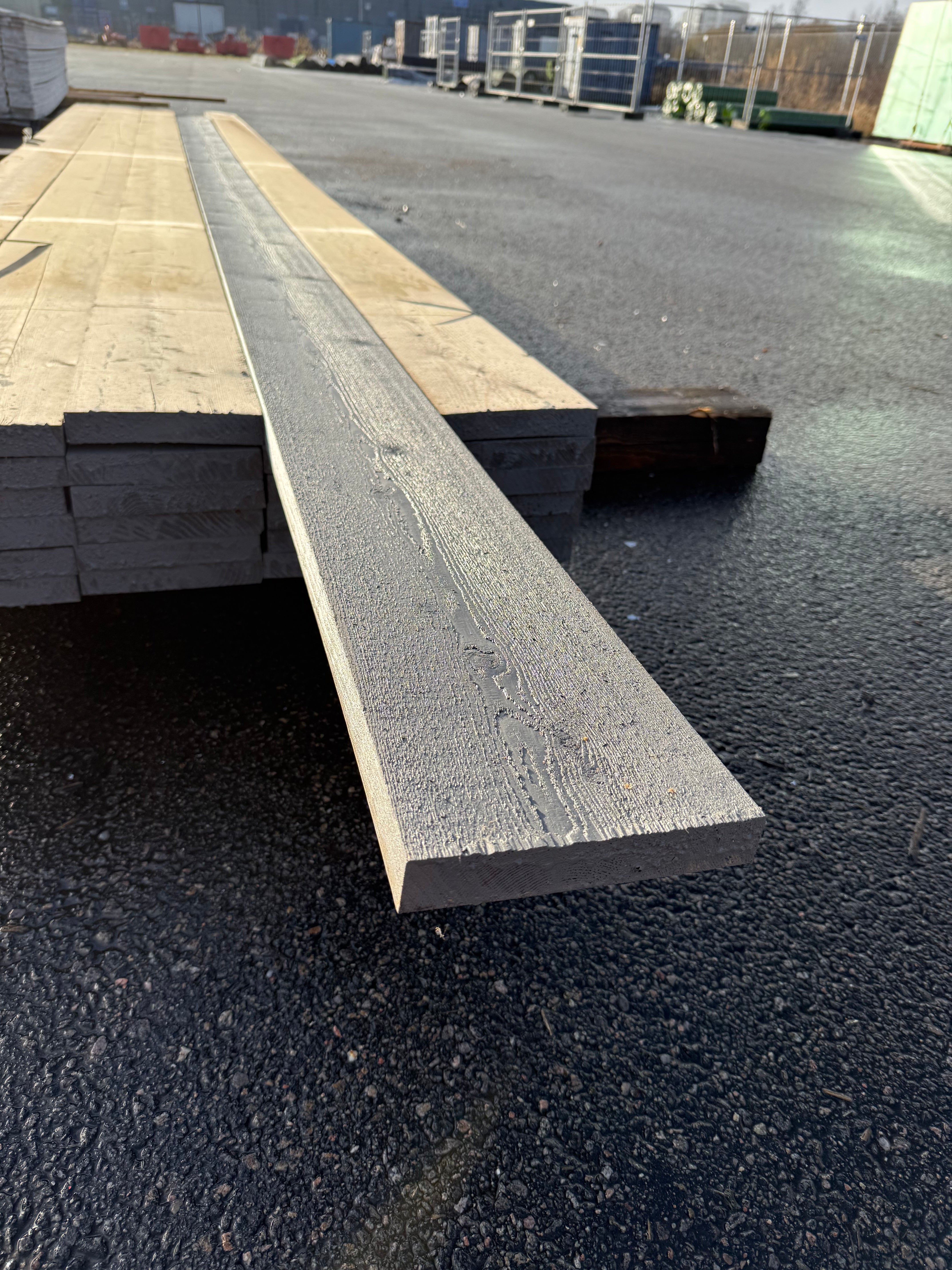 Paket Finsågad Panel 28x170 mm – 30 st (5,40 m, Målad NCS S 6500-N)