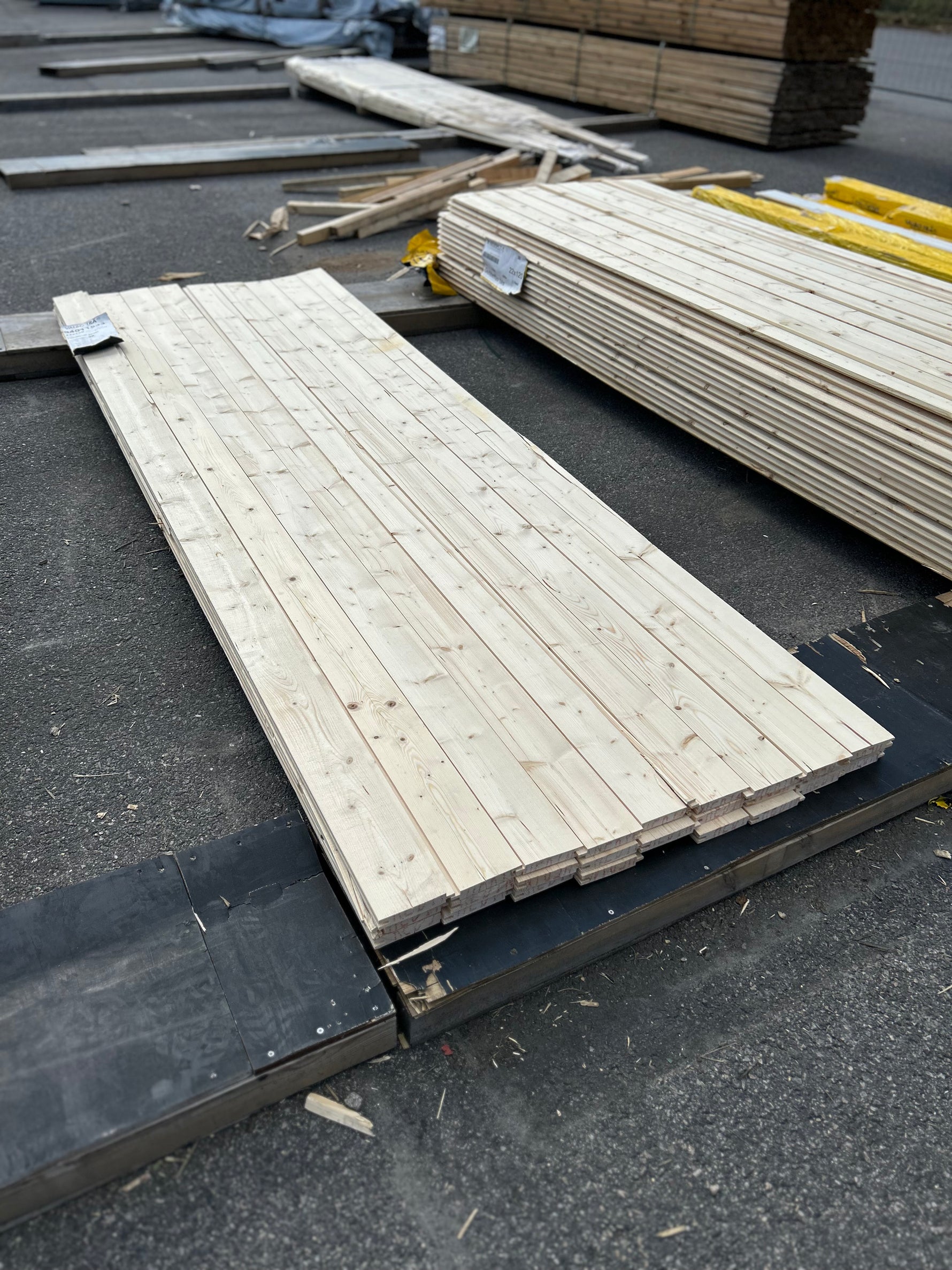 Paket Ytterpanel 22×120mm 3,00 m 27 st Obehandlad Gran