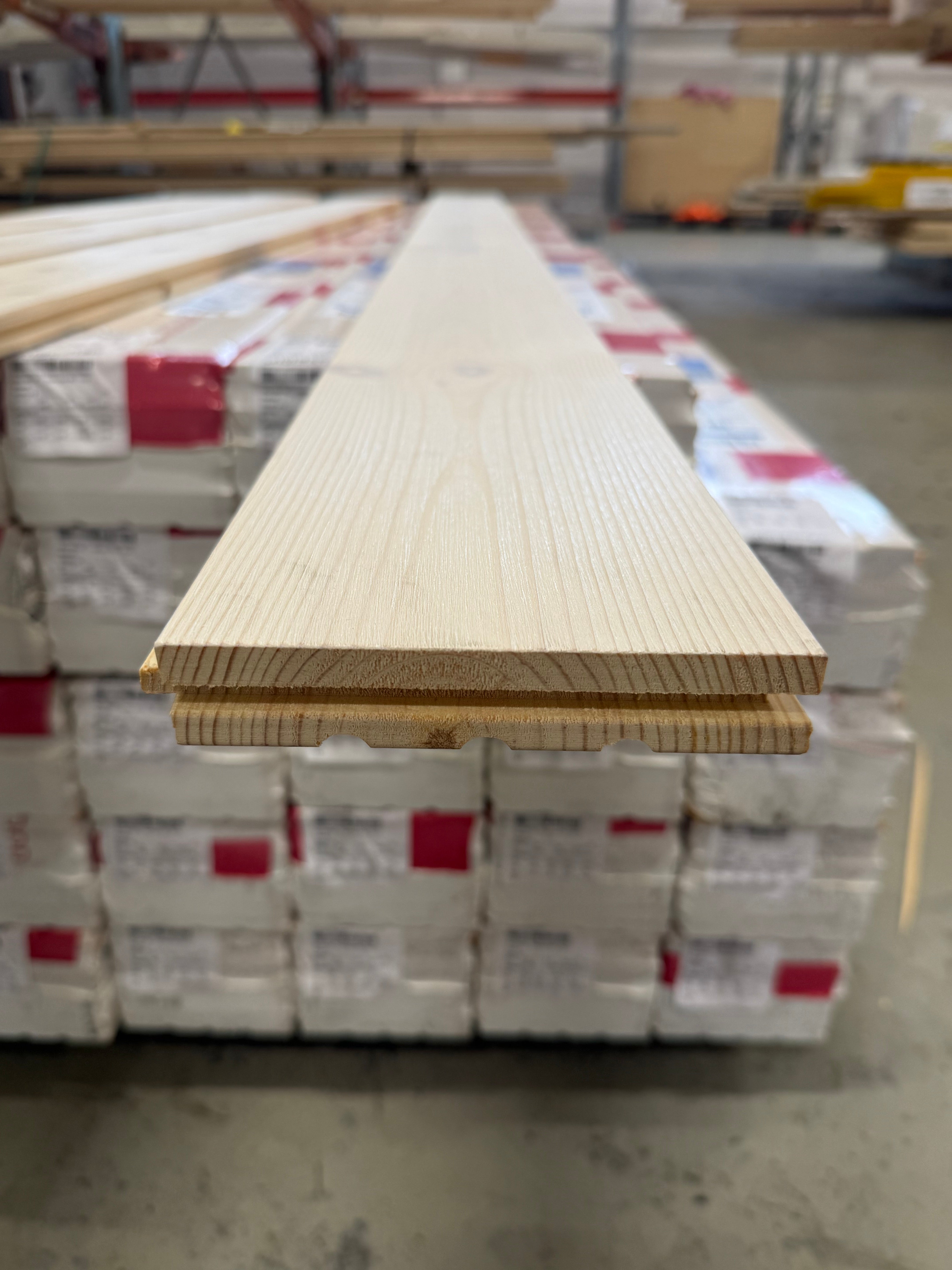 Moelven Furu Golv Snö 25x142mm - Per Bunt (4st 2,20m)