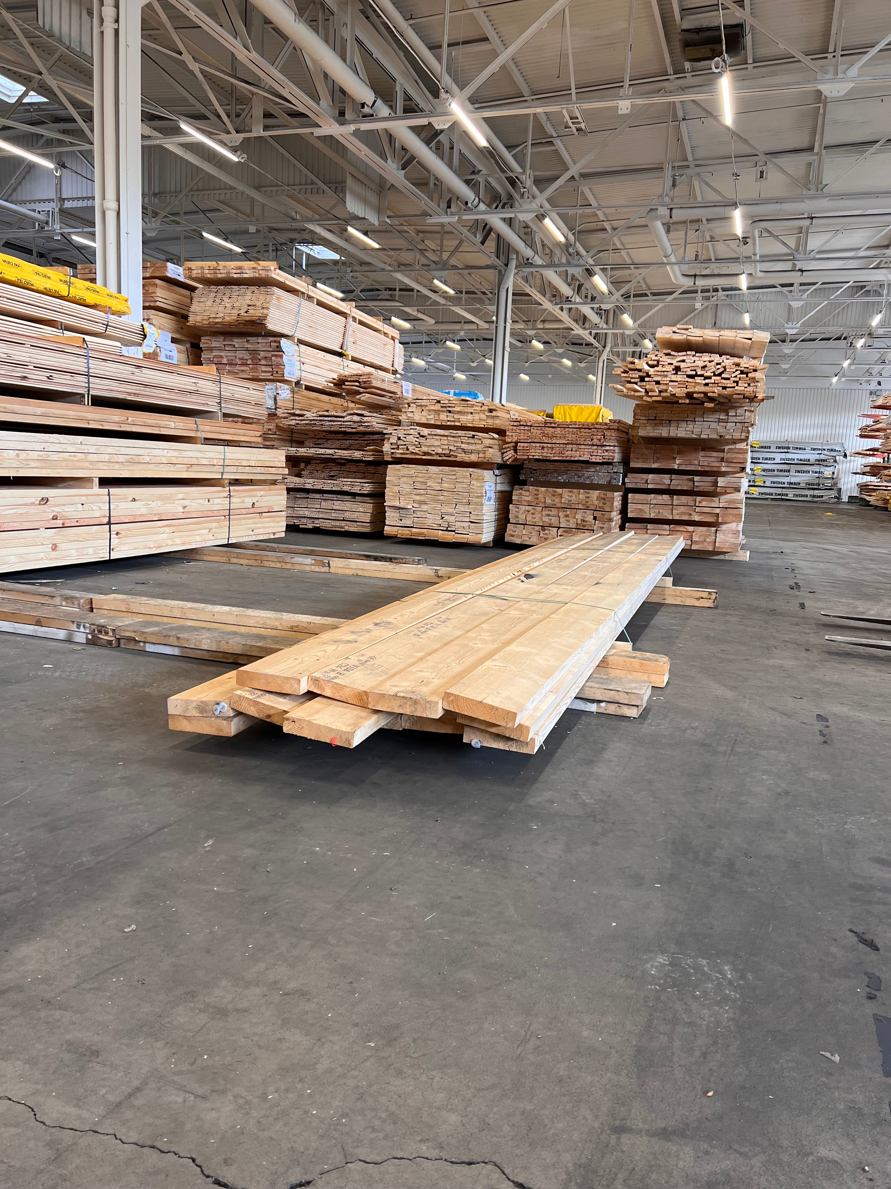 Paket Reglar 45x195mm C24 – 14 st (5,40 m, Gran)