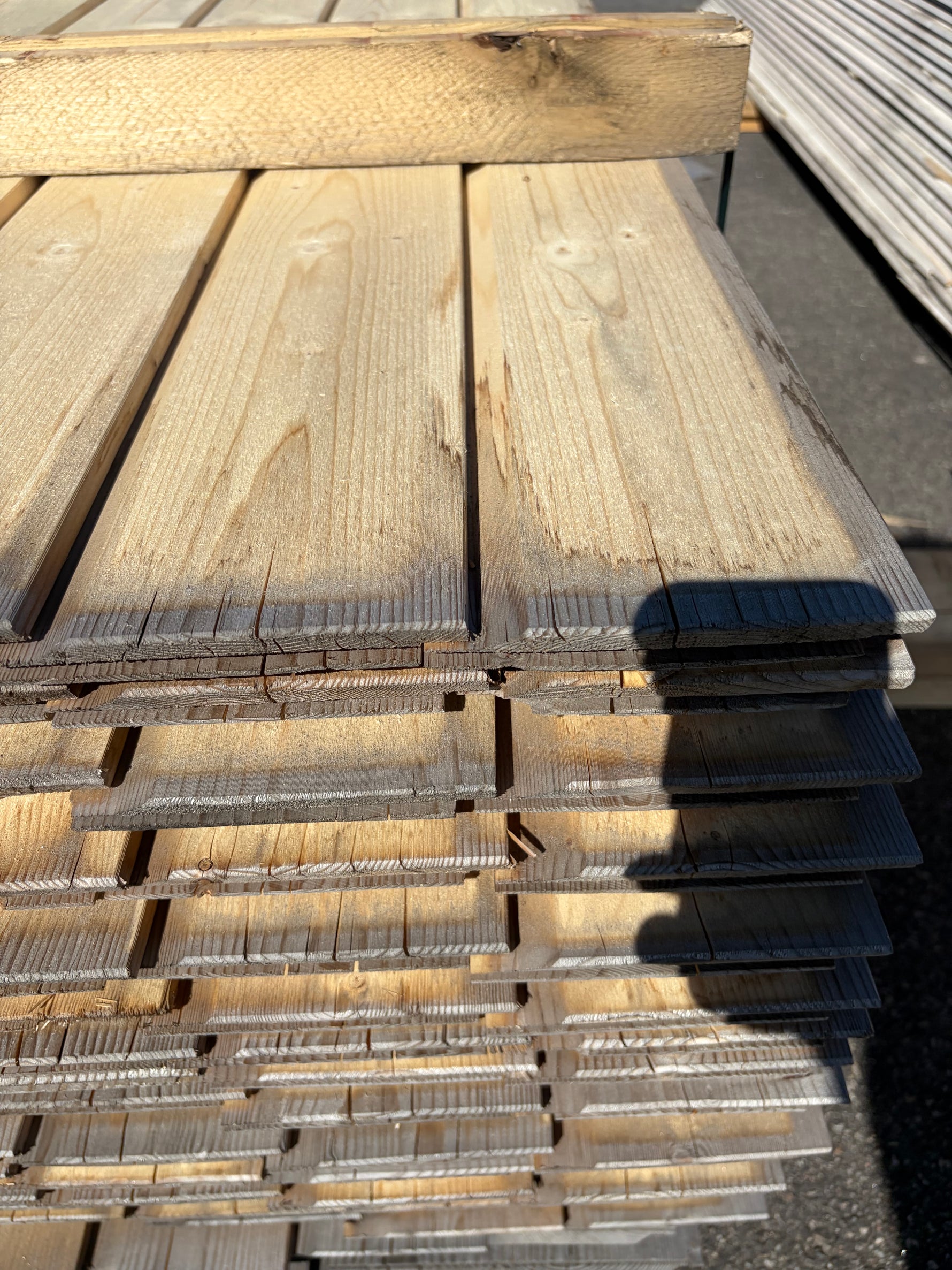 Paket Ytterpanel Enkelfas Fals Ändspont 22x145mm, 152st 3.60m