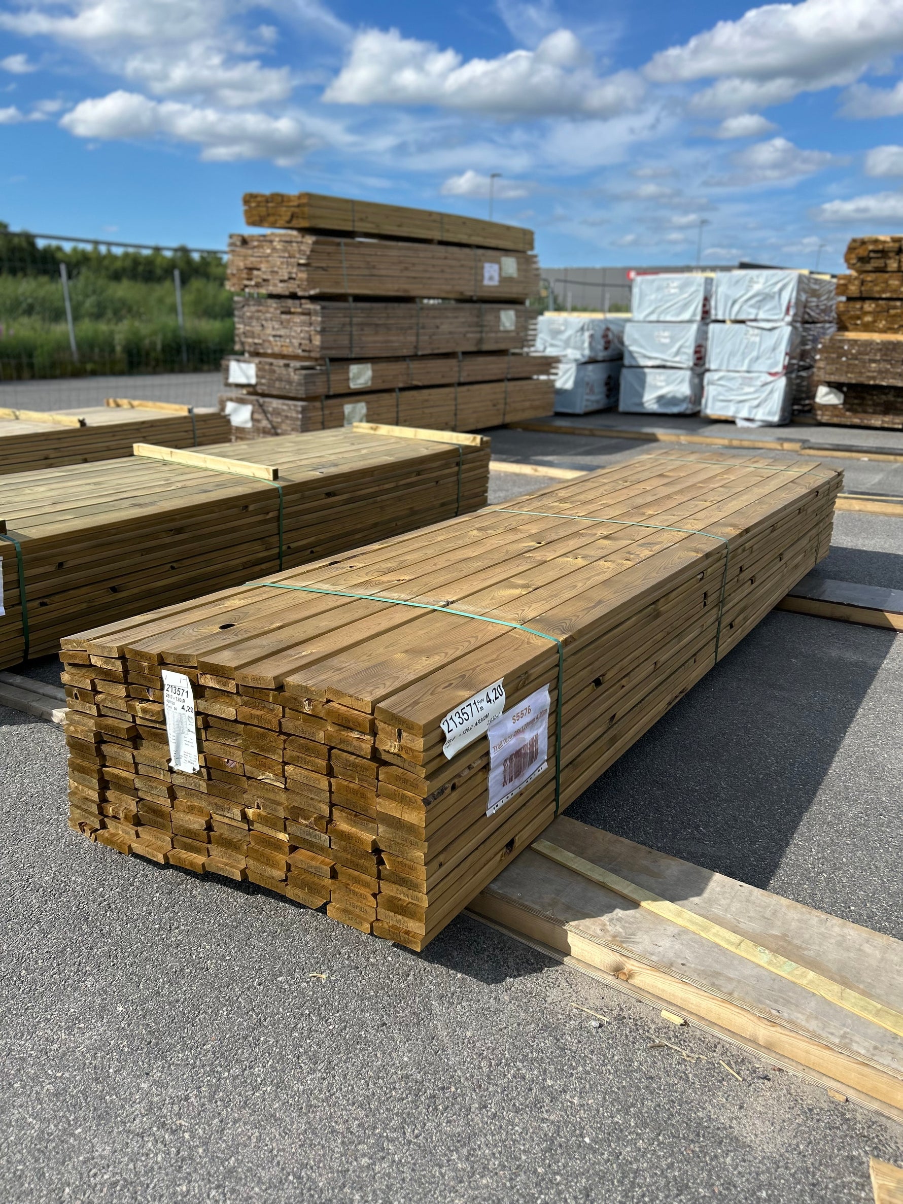 Paket Trall Furu 28x120mm 4,20m 144st Impregnerad B-kvalitet