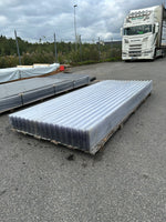 Plasttak GOP Suntuf klar- 0,8mm Trapetsprofil