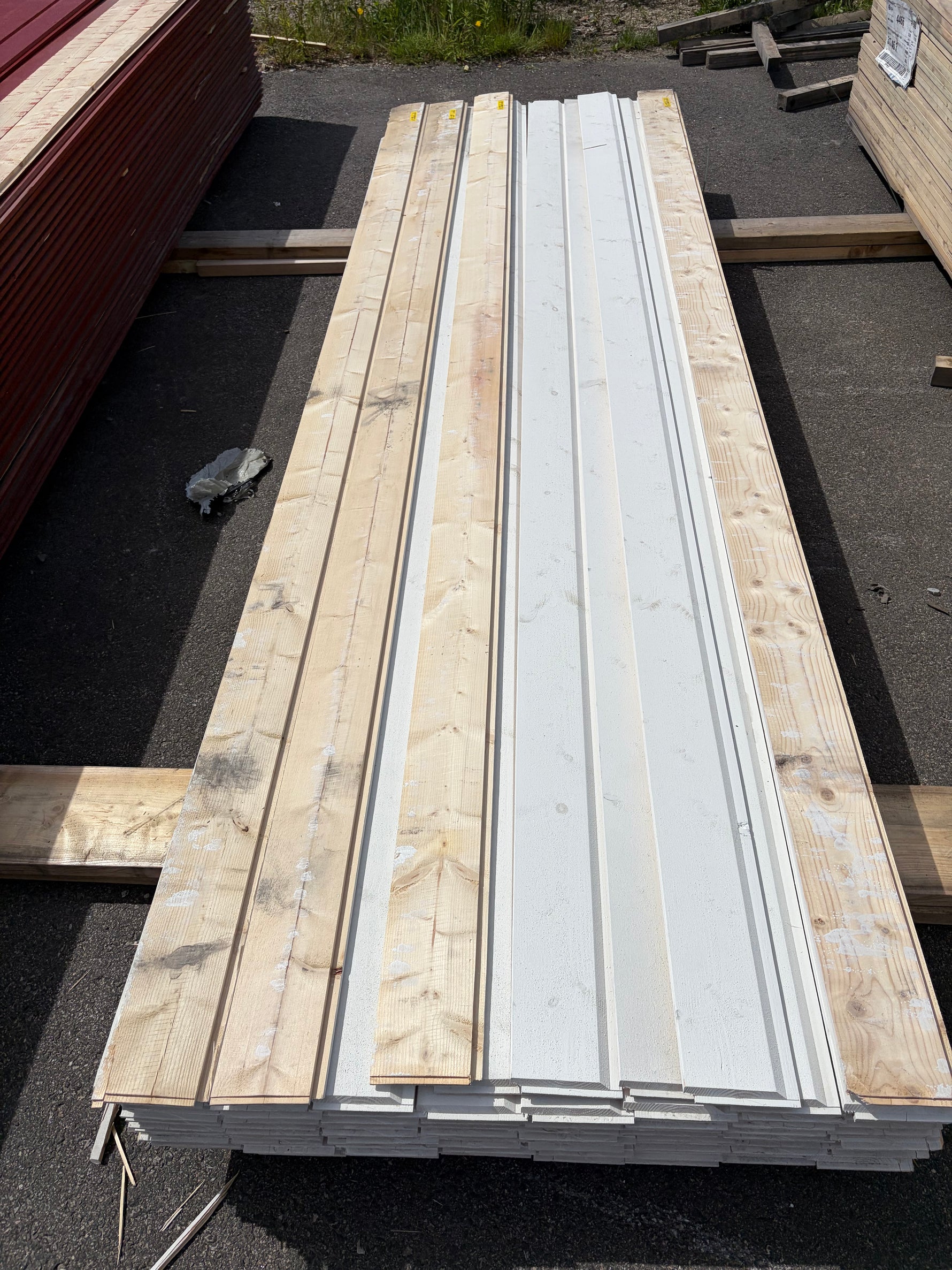 Paket Ytterpanel Enkelfas Fals Ändspont 22x145mm, 85st 3.60m