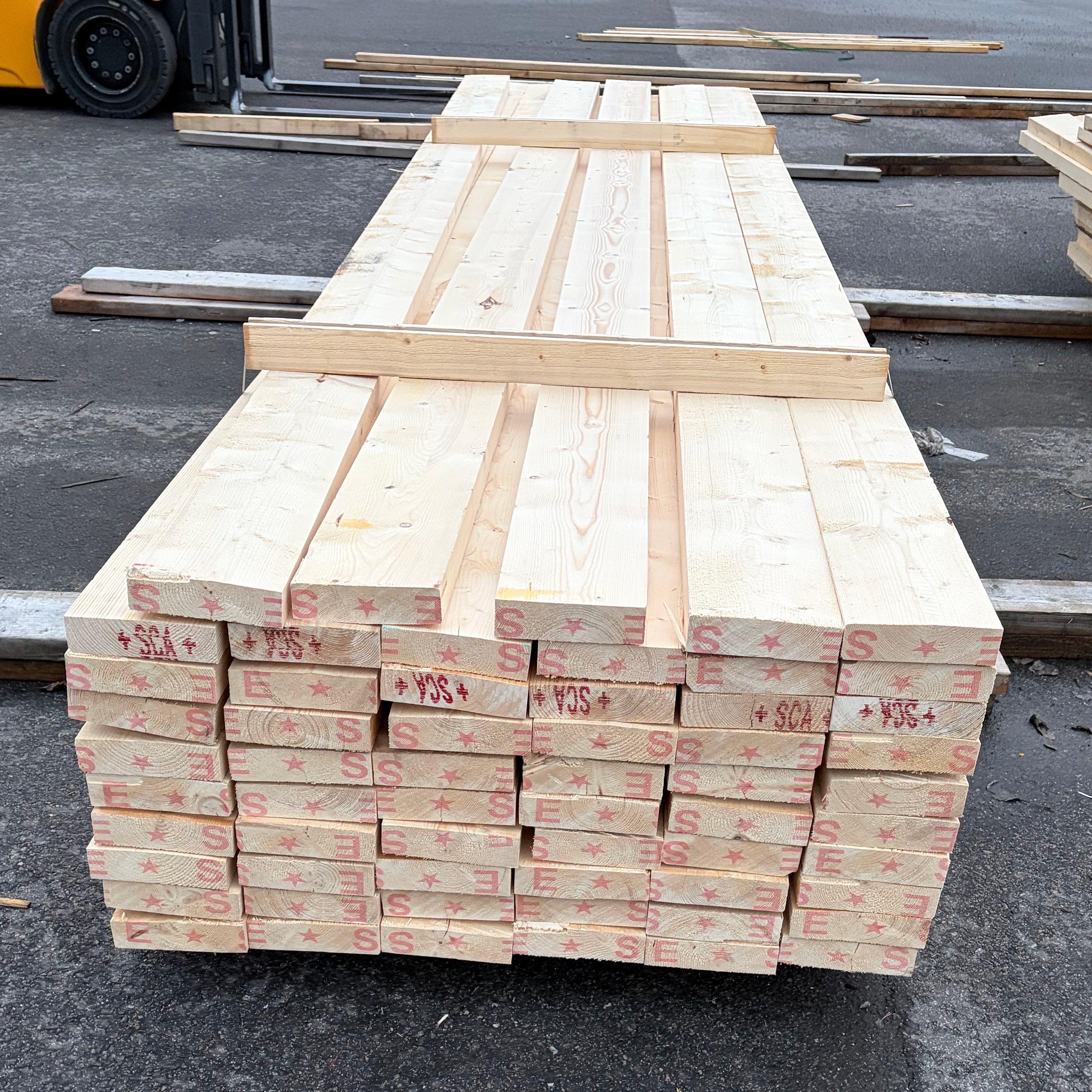 Paket reglar 47x175, 58 st 4.20–5.10 m (ohyvlade)