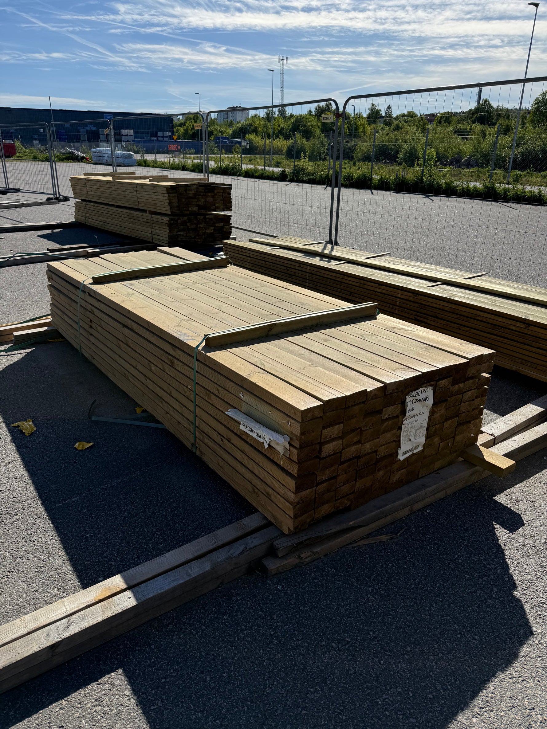 Paket Tryckimpregnerade Reglar 45x95mm, 110st 3.0m (C24)