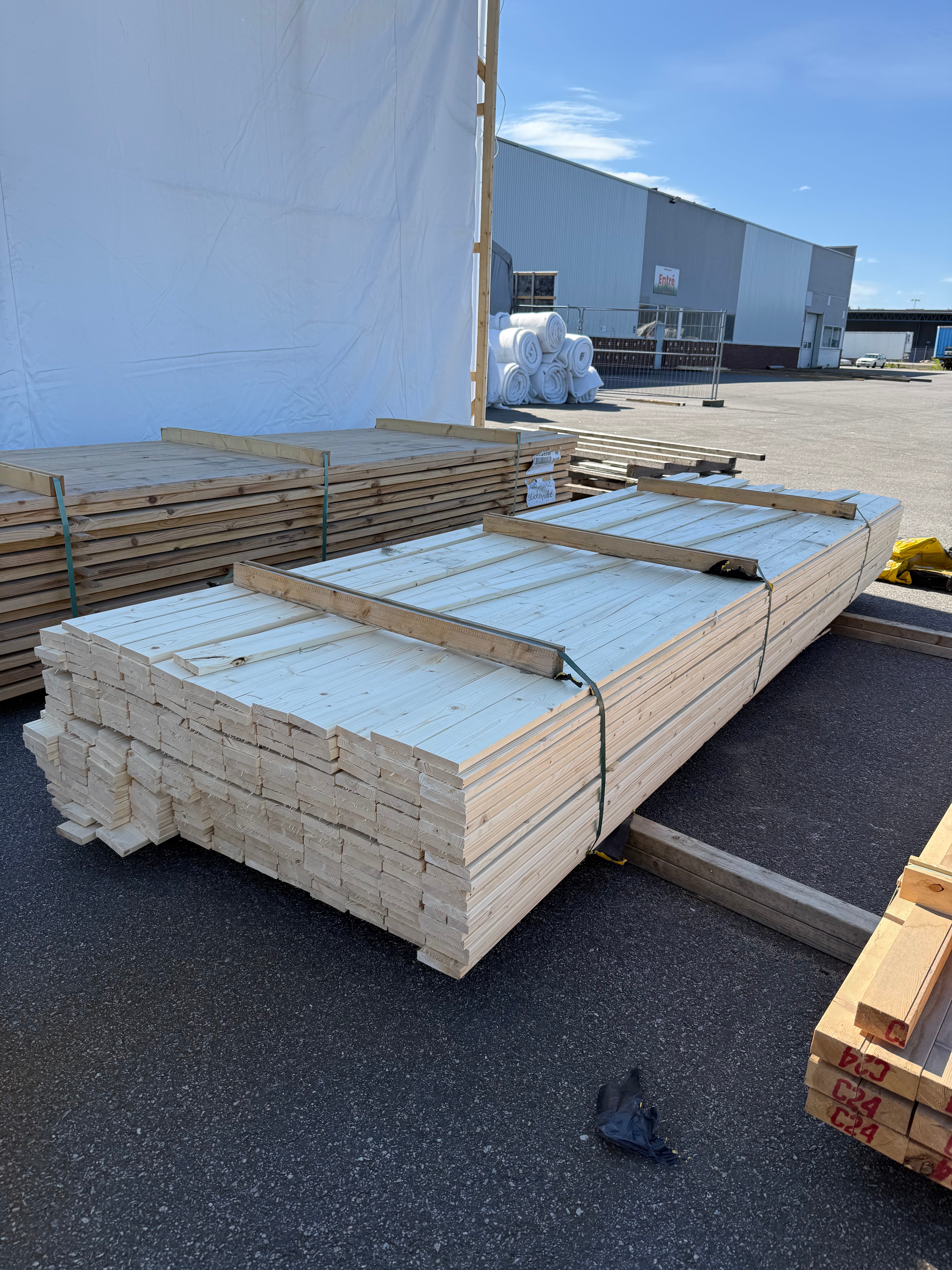 Paket Råplan 19x95mm 3.66m 247st