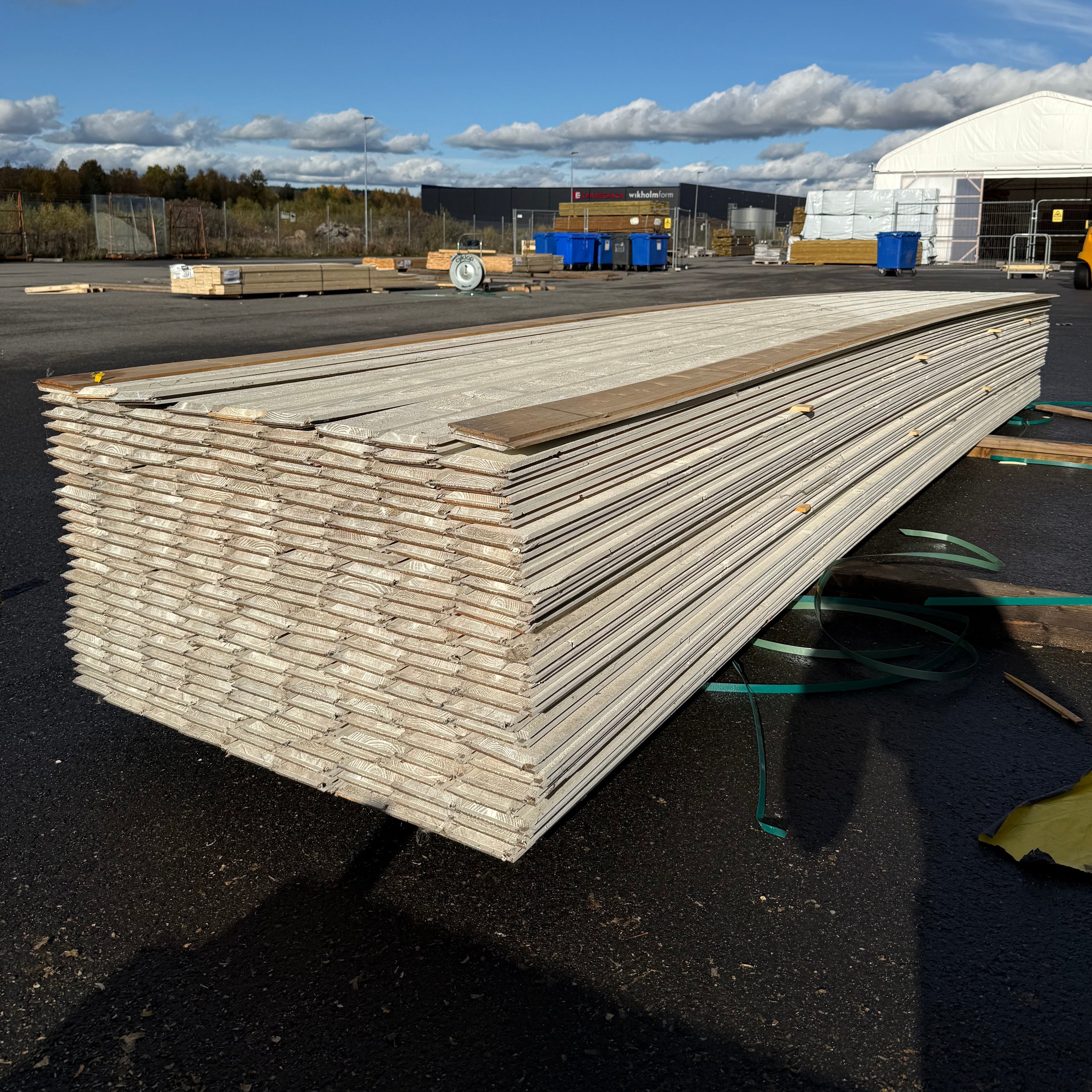Enkelfas Ändspont 22x120mm, 5,40m (Grundmålad)