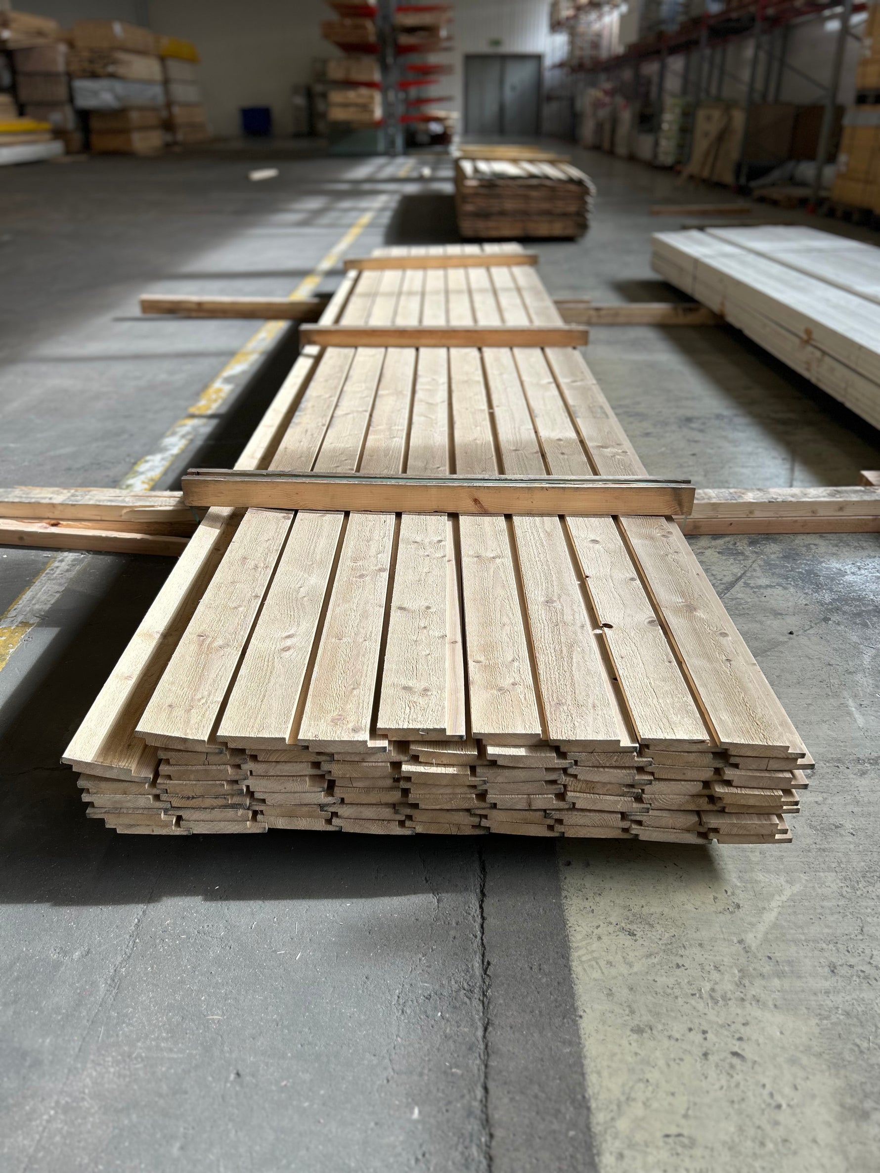 Paket Ytterpanel Springpanel 22x120mm Gran, 61st 4,80m