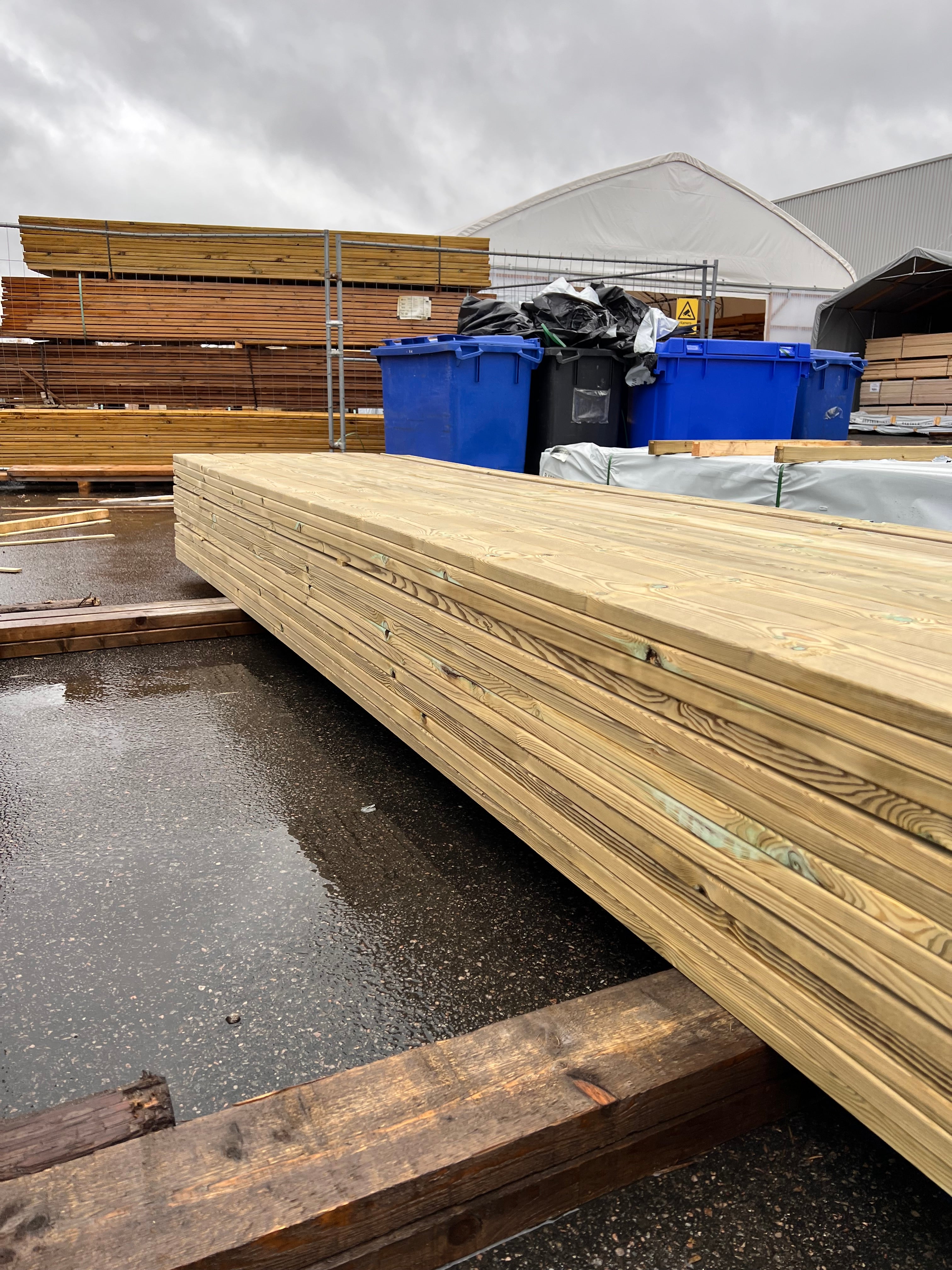 Paket Trall Rillad 28x145mm – 98 st 4.20m Tryckimpregnerad B-sort