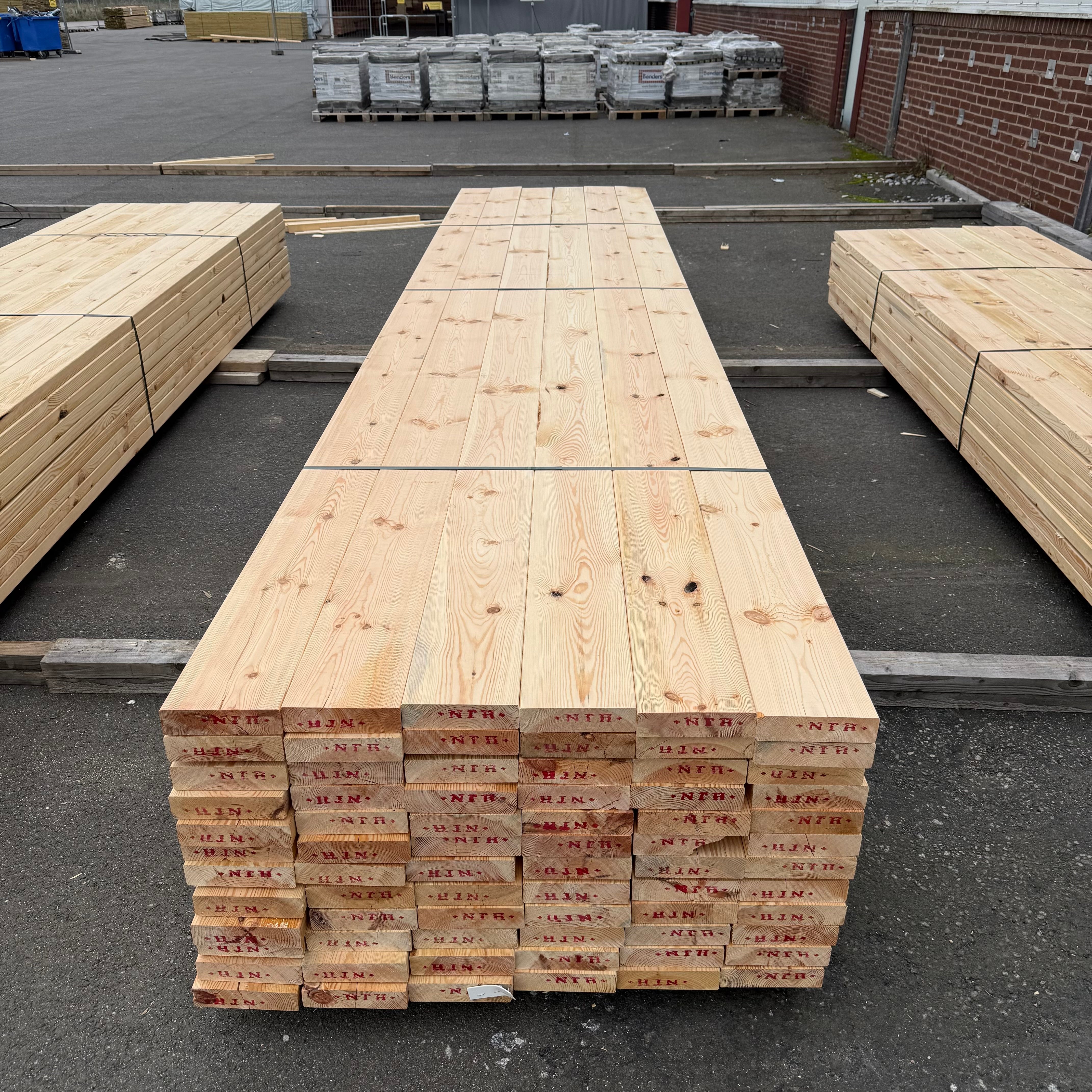 Paket Reglar 45x170mm – 72 st (4,80 m, furu)
