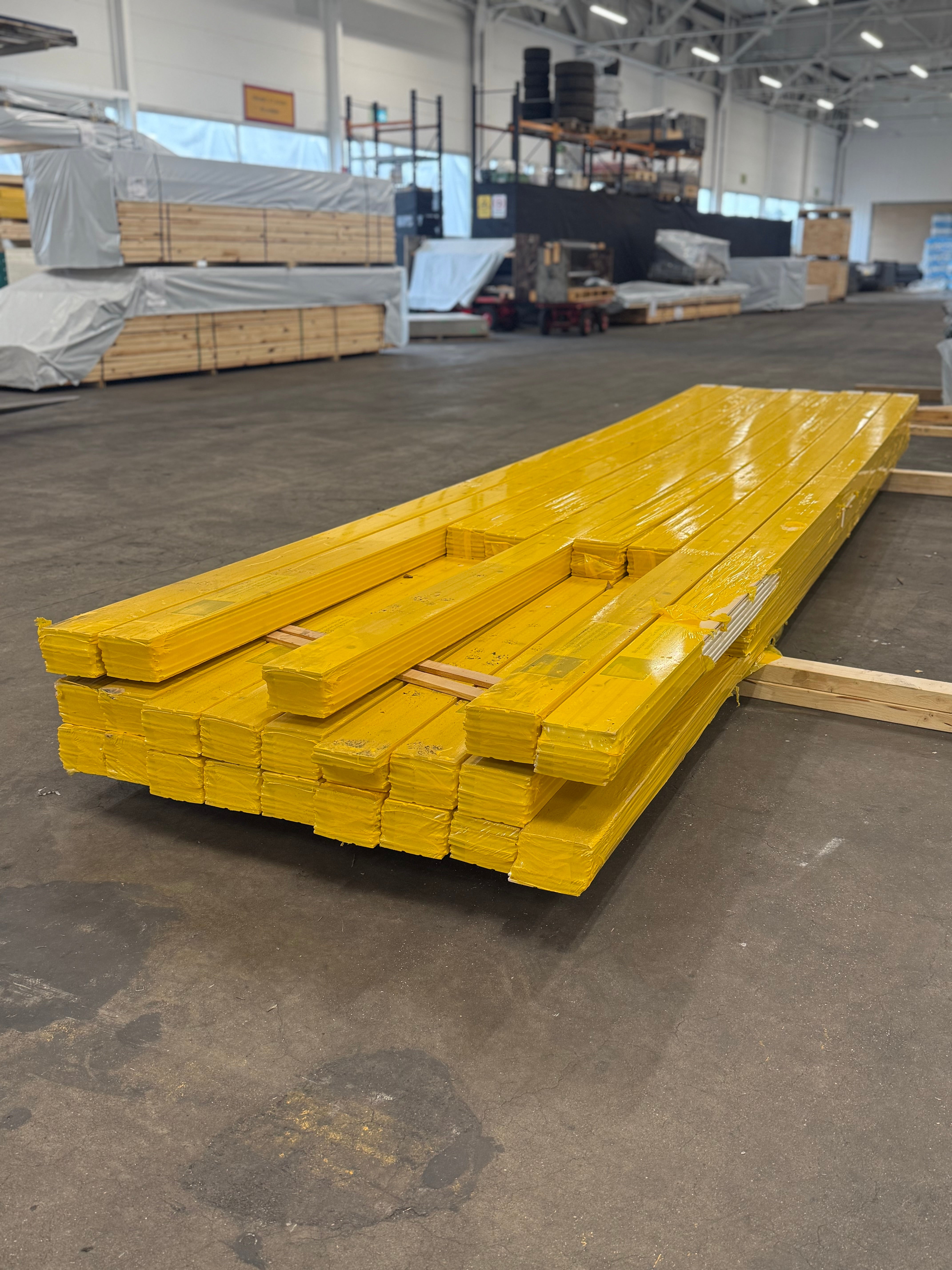 Paket Innerpanel Springpanel Finsågad 14x120mm 162st Vit