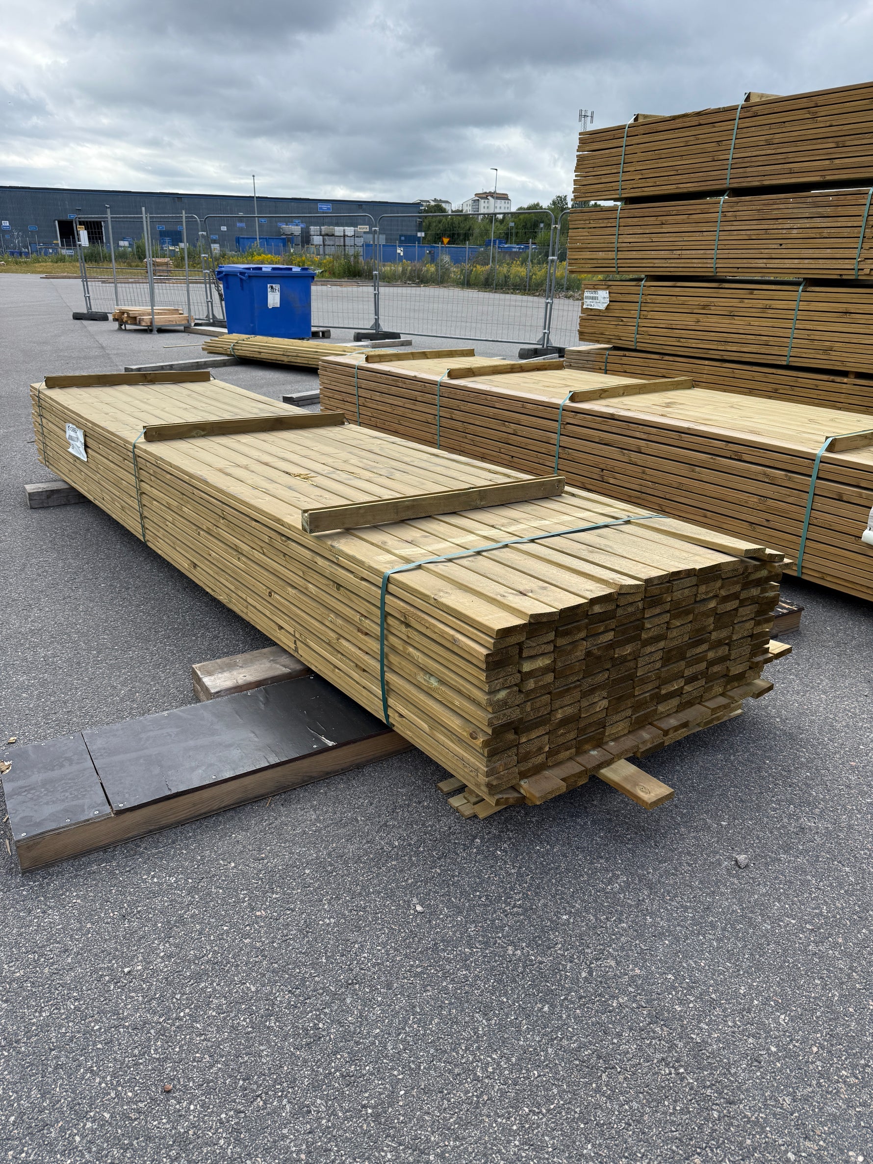 Paket Tryckimpregnerad Trall 22×95 mm, 198st 4,20 m