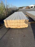 Paket Obehandlad Rillad Furu Trall 28×120 mm (4,50–4,80 m) 135 st