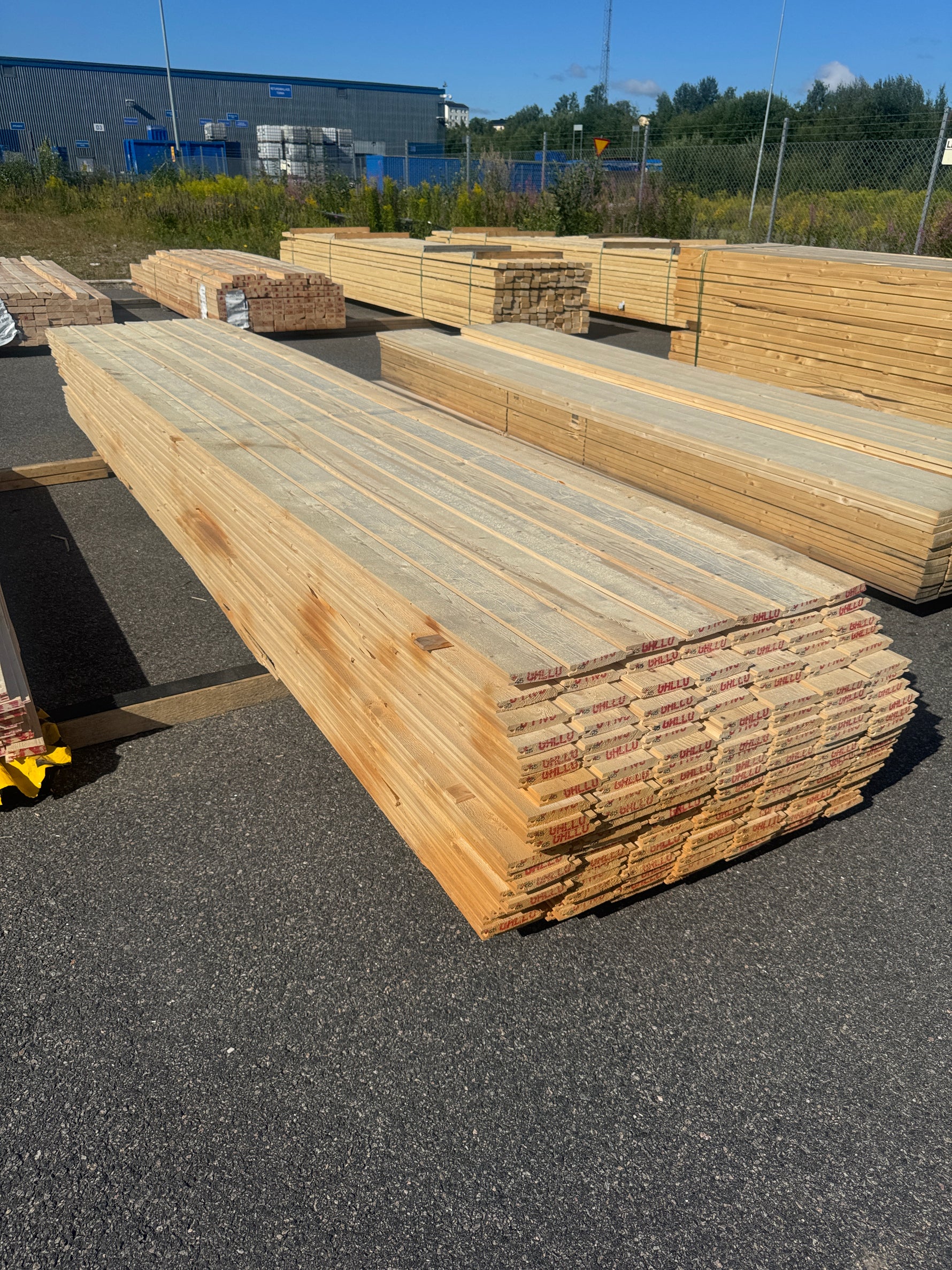 Paket Ytterpanel 22x145mm 4,50m 147st Obehandlad