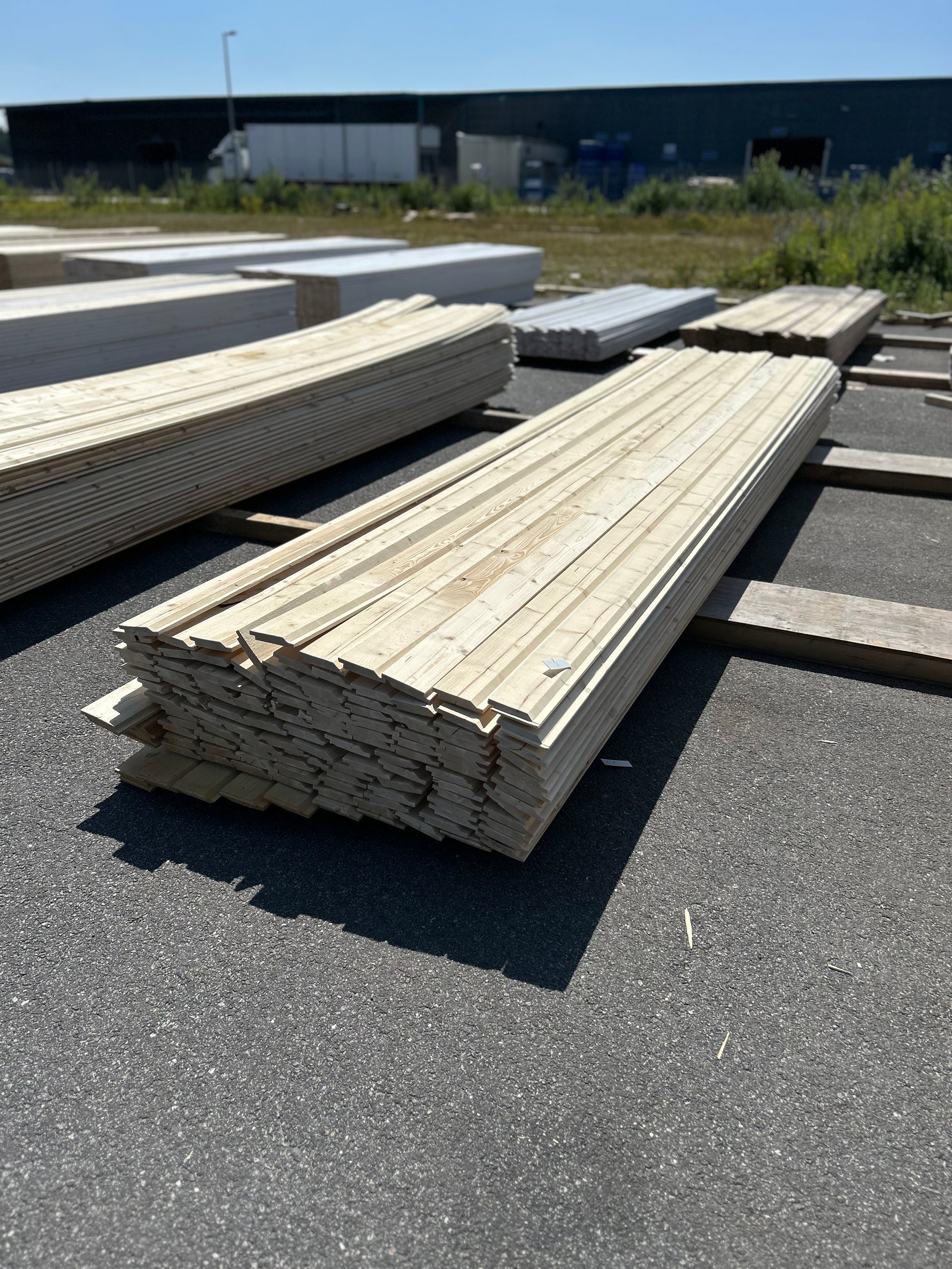 Paket Ytterpanel Enkelfas 22x120mm 4,80m 130st B-kvalitet