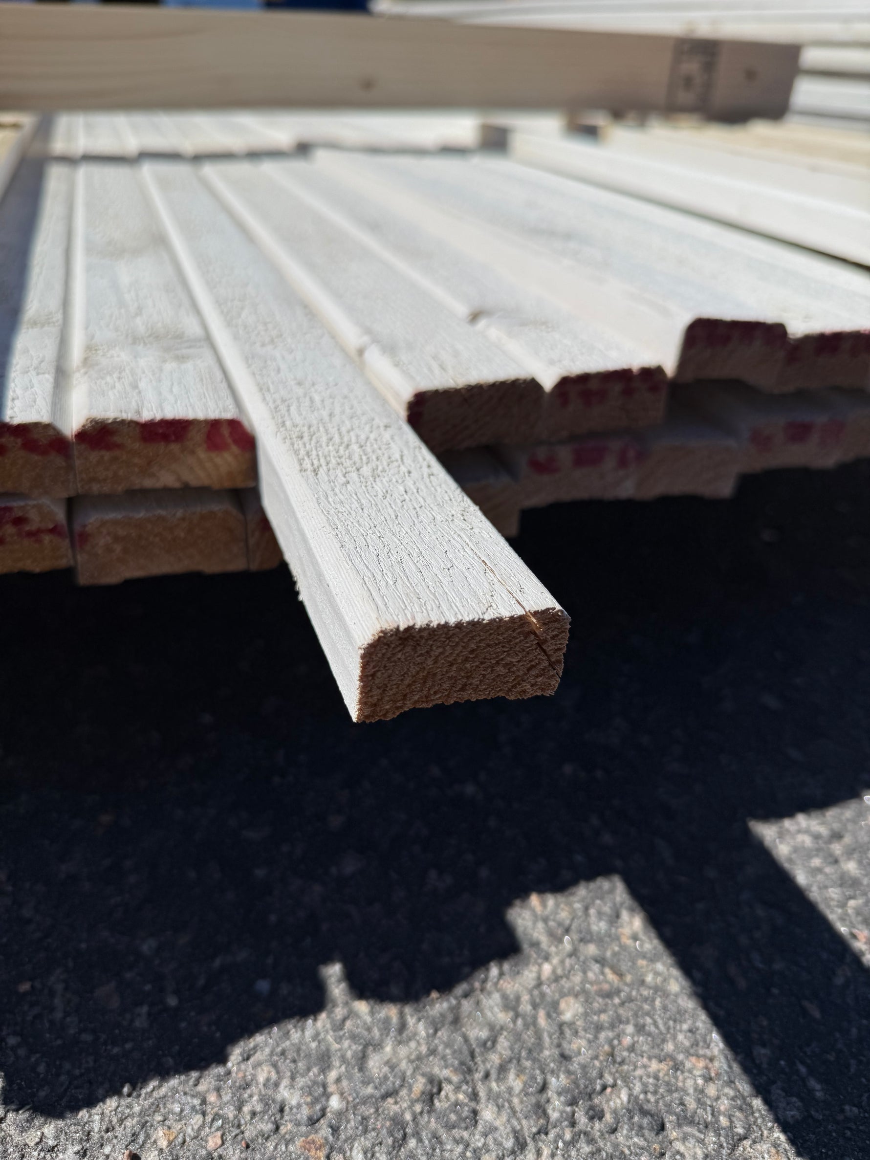 Paket Lockläkt 22x45mm, 55st 4.20m- Grundmålade