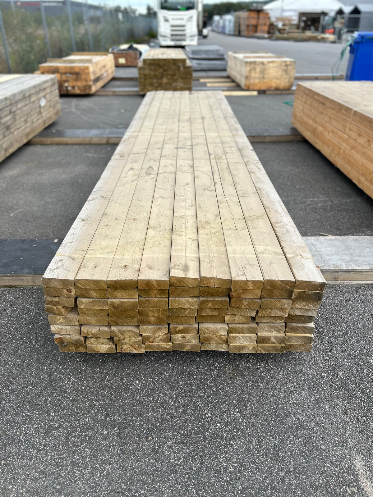 Paket Tryckimpregnerade Reglar 45x120mm 4,80m 72st