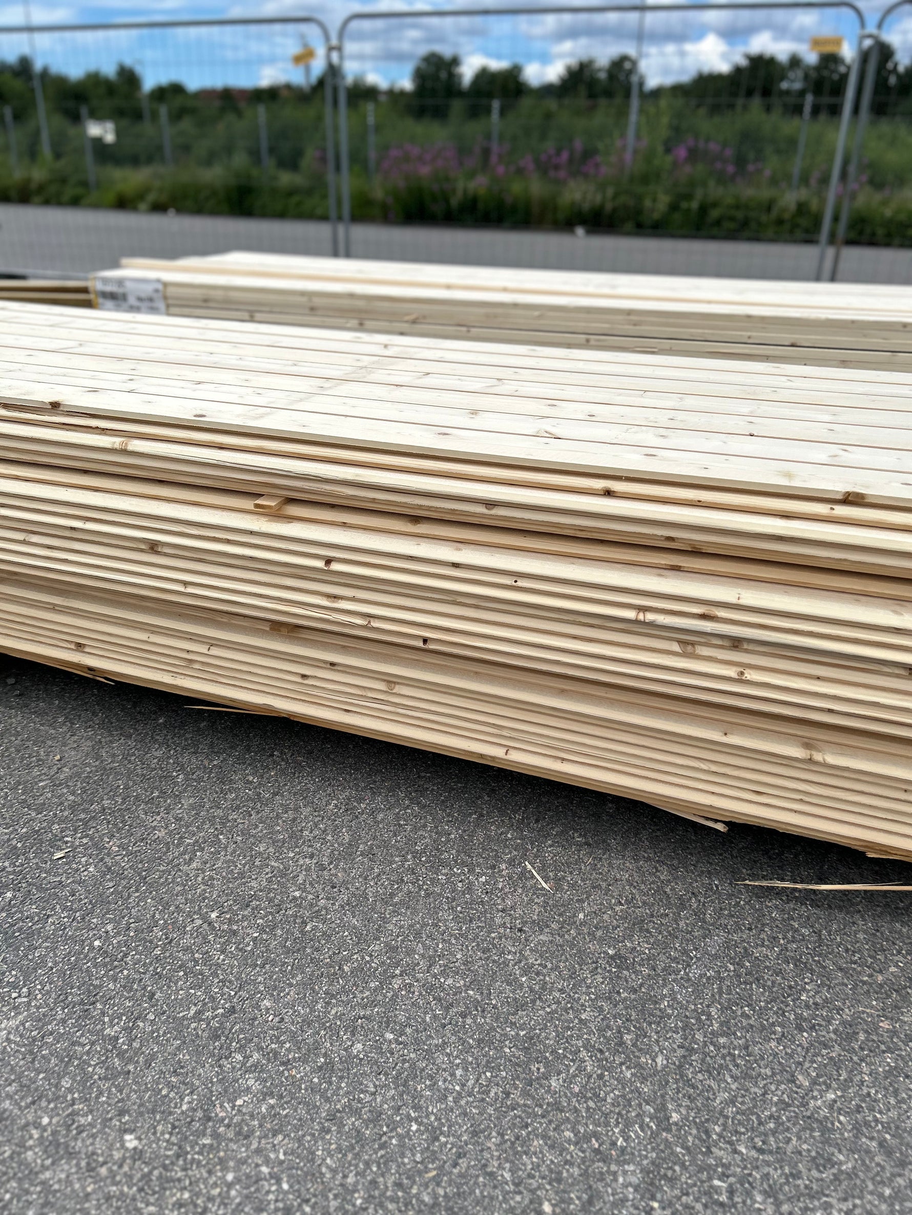 Paket Dubbelfas Halvspont 22x145mm 3.90m 175st Obehandlad