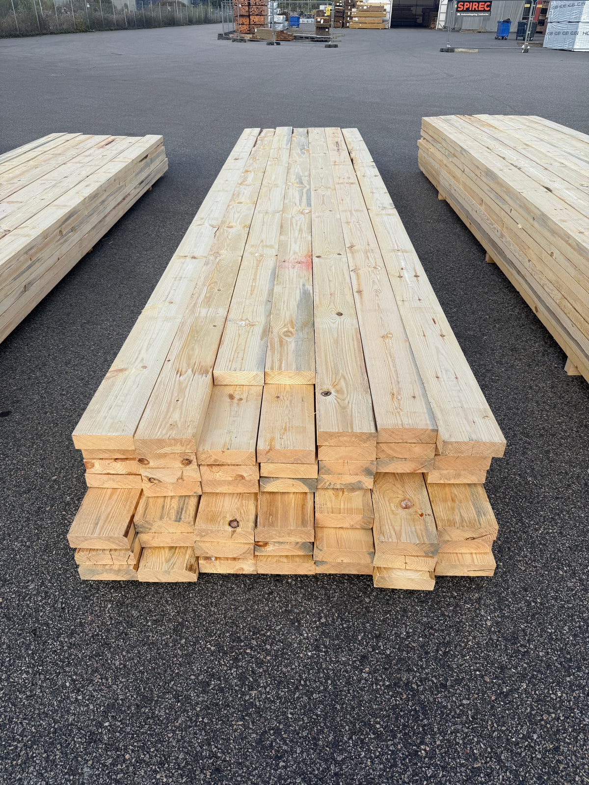 Paket Ohyvlade Reglar 47x150mm (4.50-4.80m) 49st