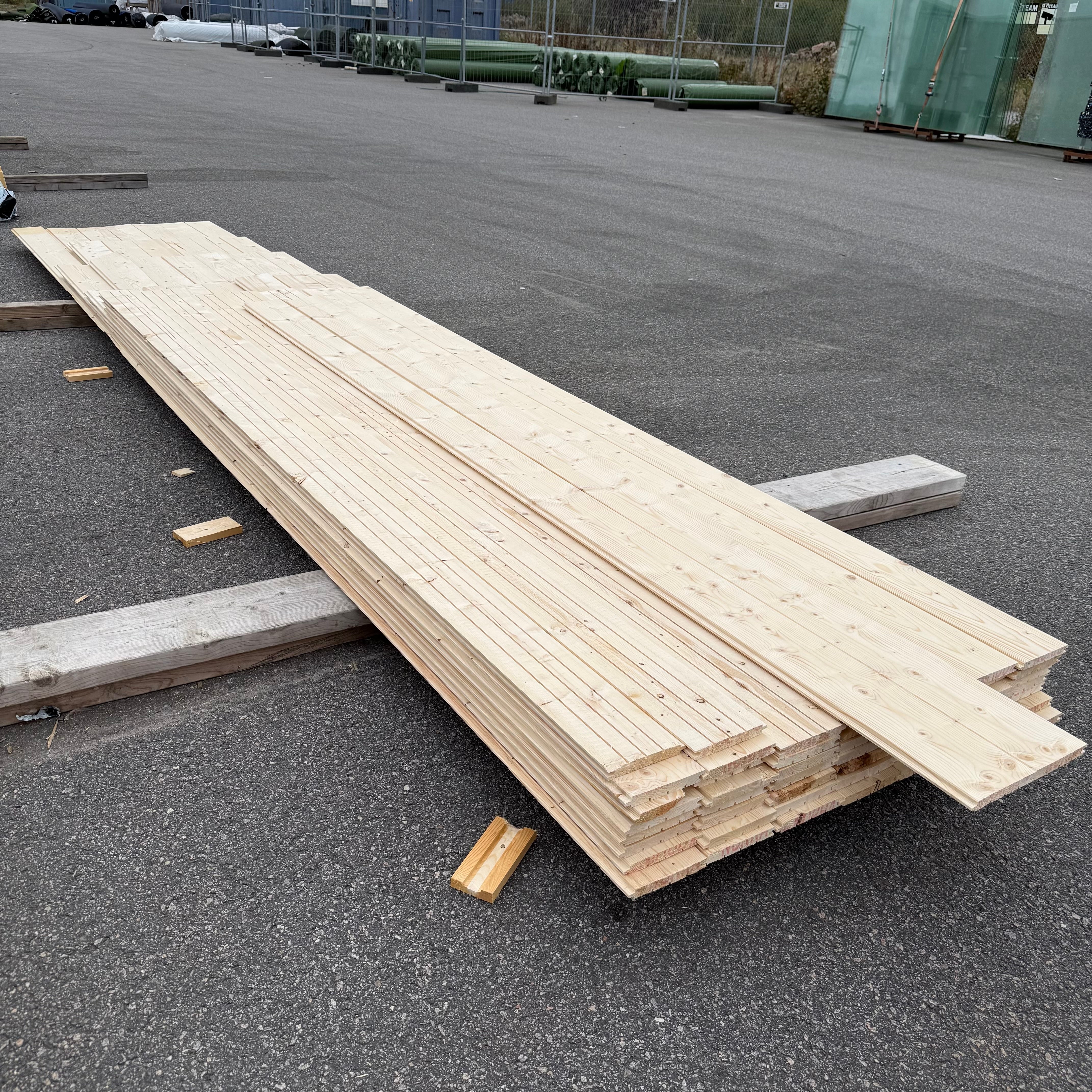 Paket Panel Gran Turbofas Utskott 20x145mm – 38 st (3,00–5,05 m, gran, obehandlad)