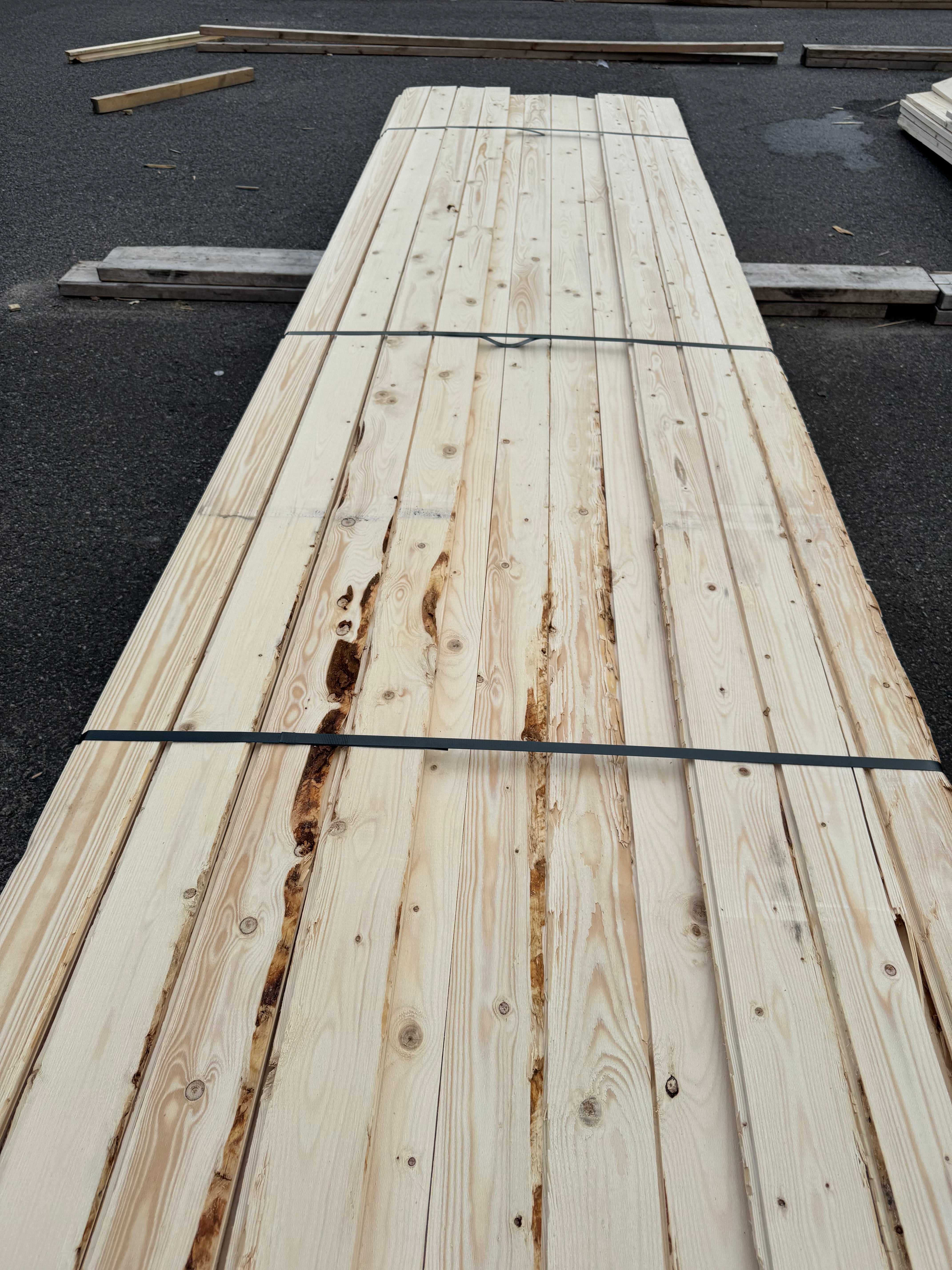 Paket Råspont 20x100mm 149st 3.60m - Andra sortering