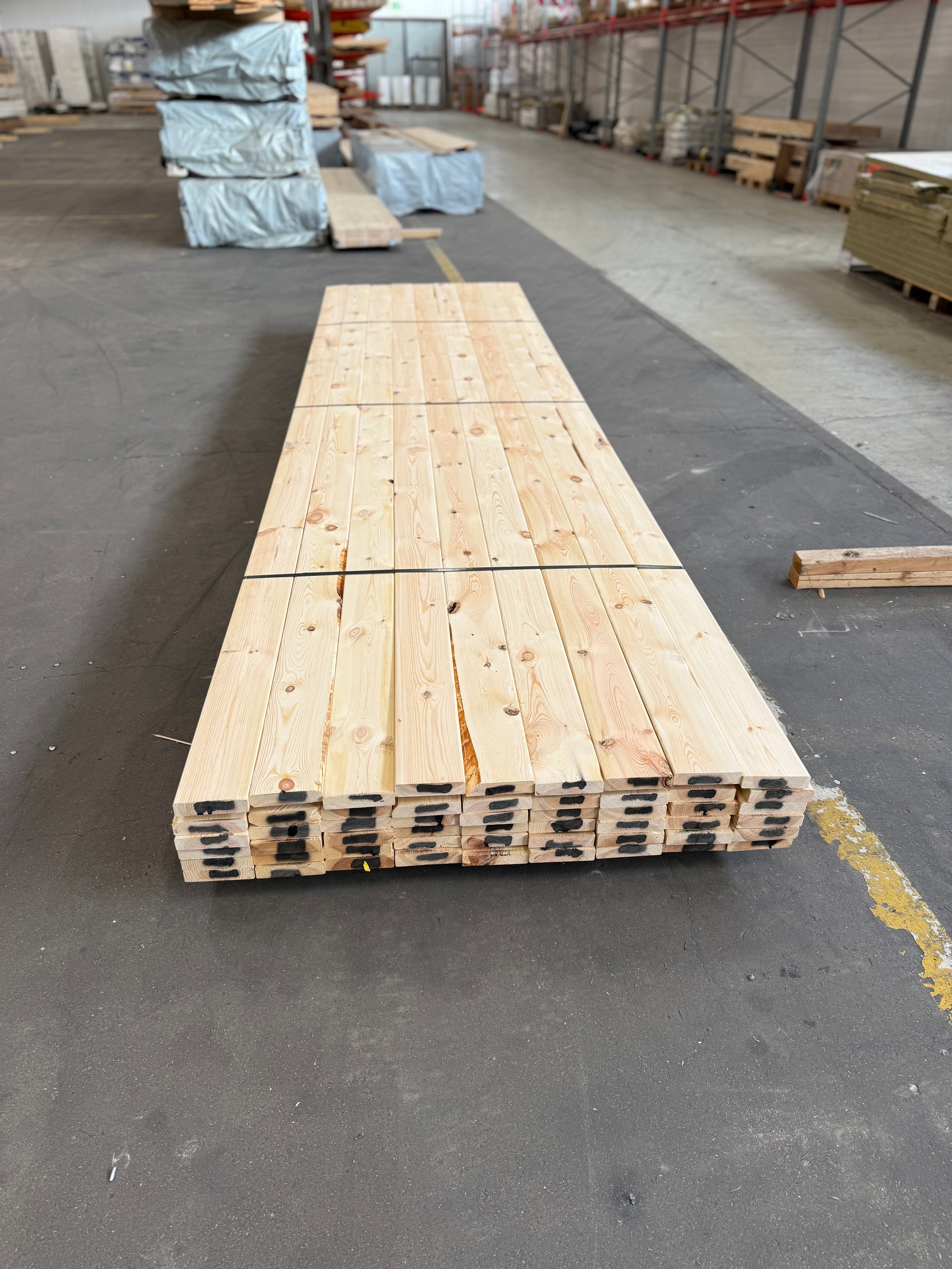 Paket Hyvlade Brädor 28x120mm 4.20m- 54st (Furu) B- sortering