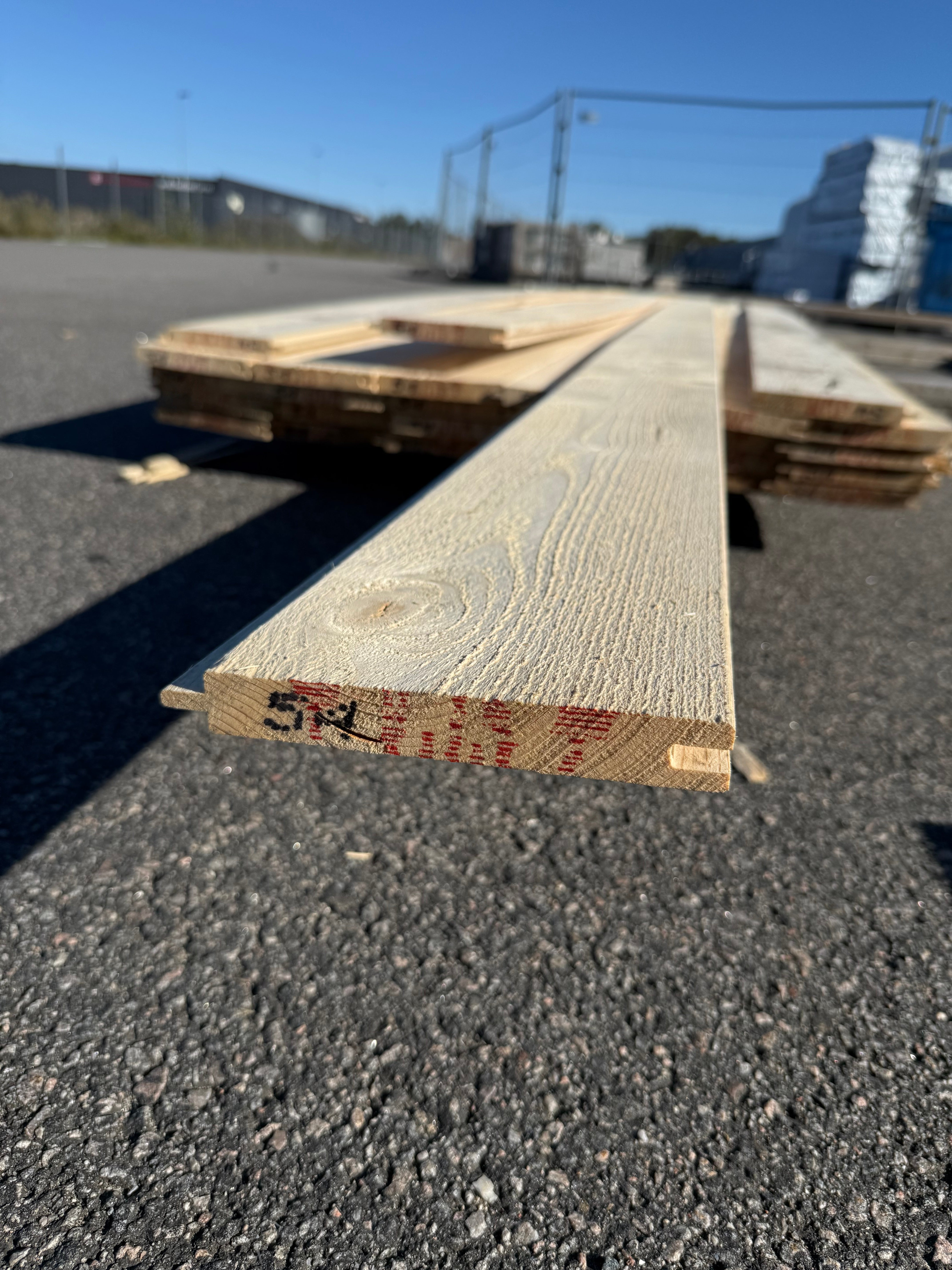 Paket Ytterpanel 22x170mm – 28 st (5,40 m, gran, obehandlad)