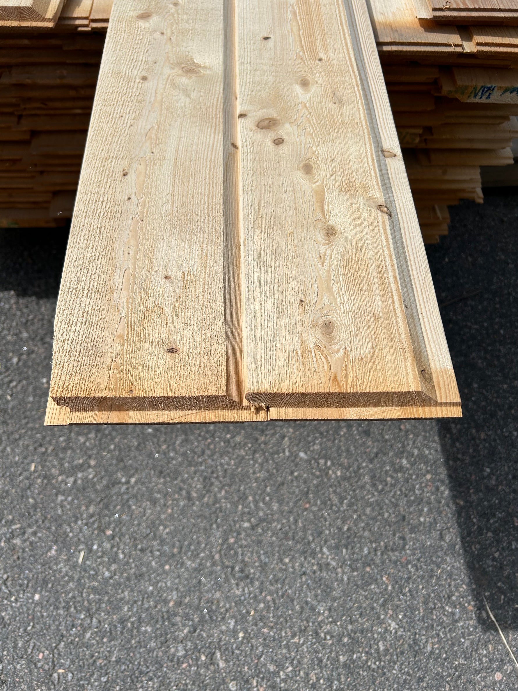 Paket Ytterpanel Enkelfas Ändspont 22x145mm 3.30m 138st