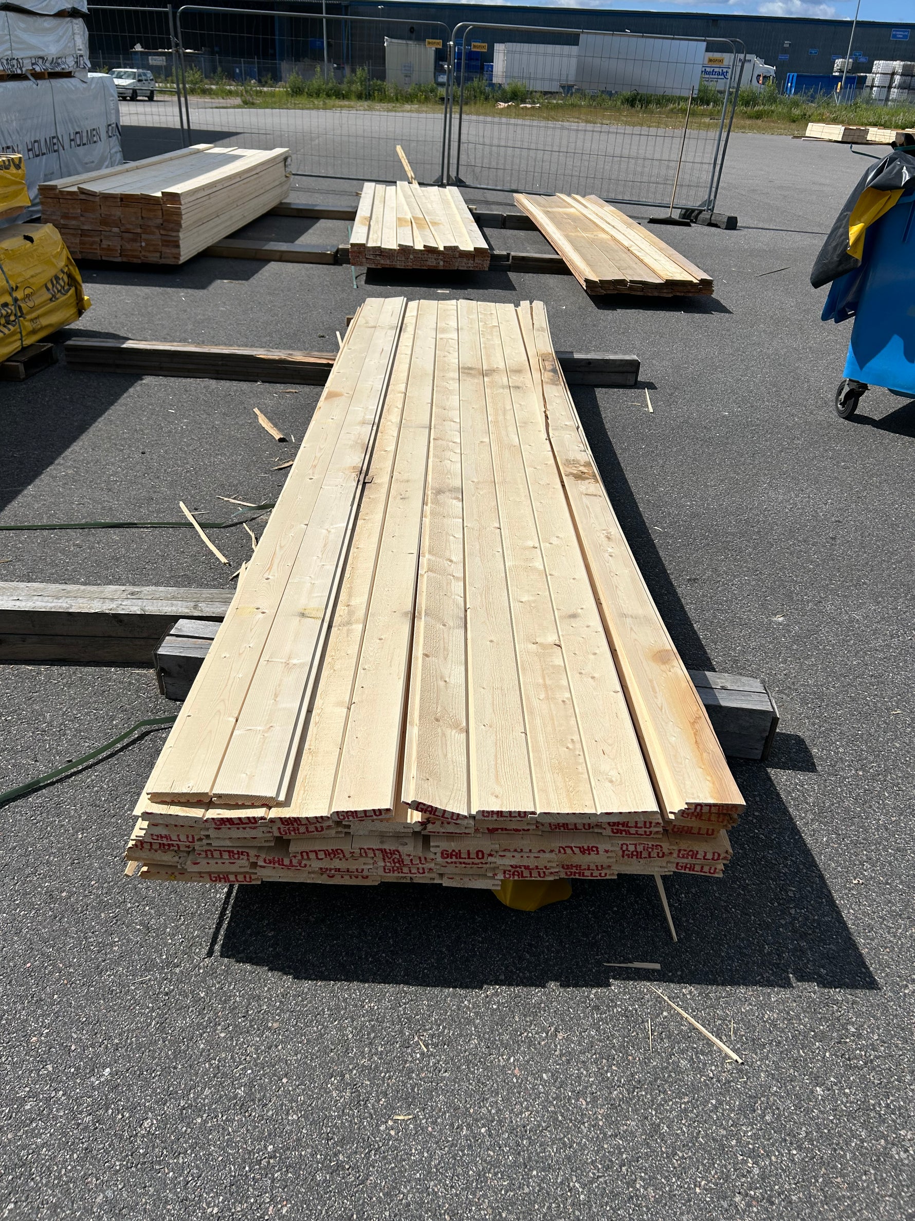 Paket Dubbelfas Halvspont 22x120mm 4,20m 76st Obehandlad