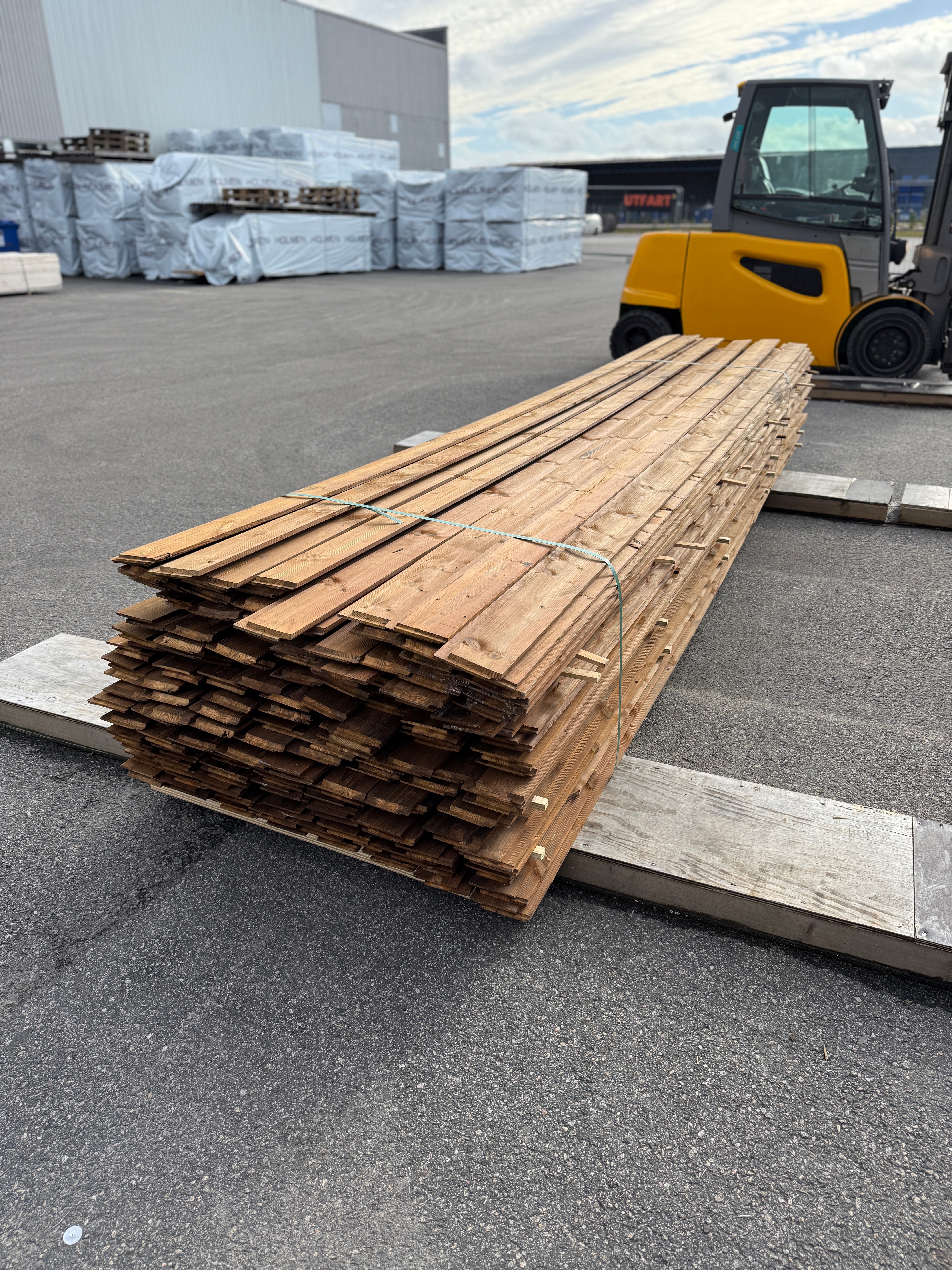 Parti Kebony Ytterpanel 22×120 mm, 4,10 m – 161 st