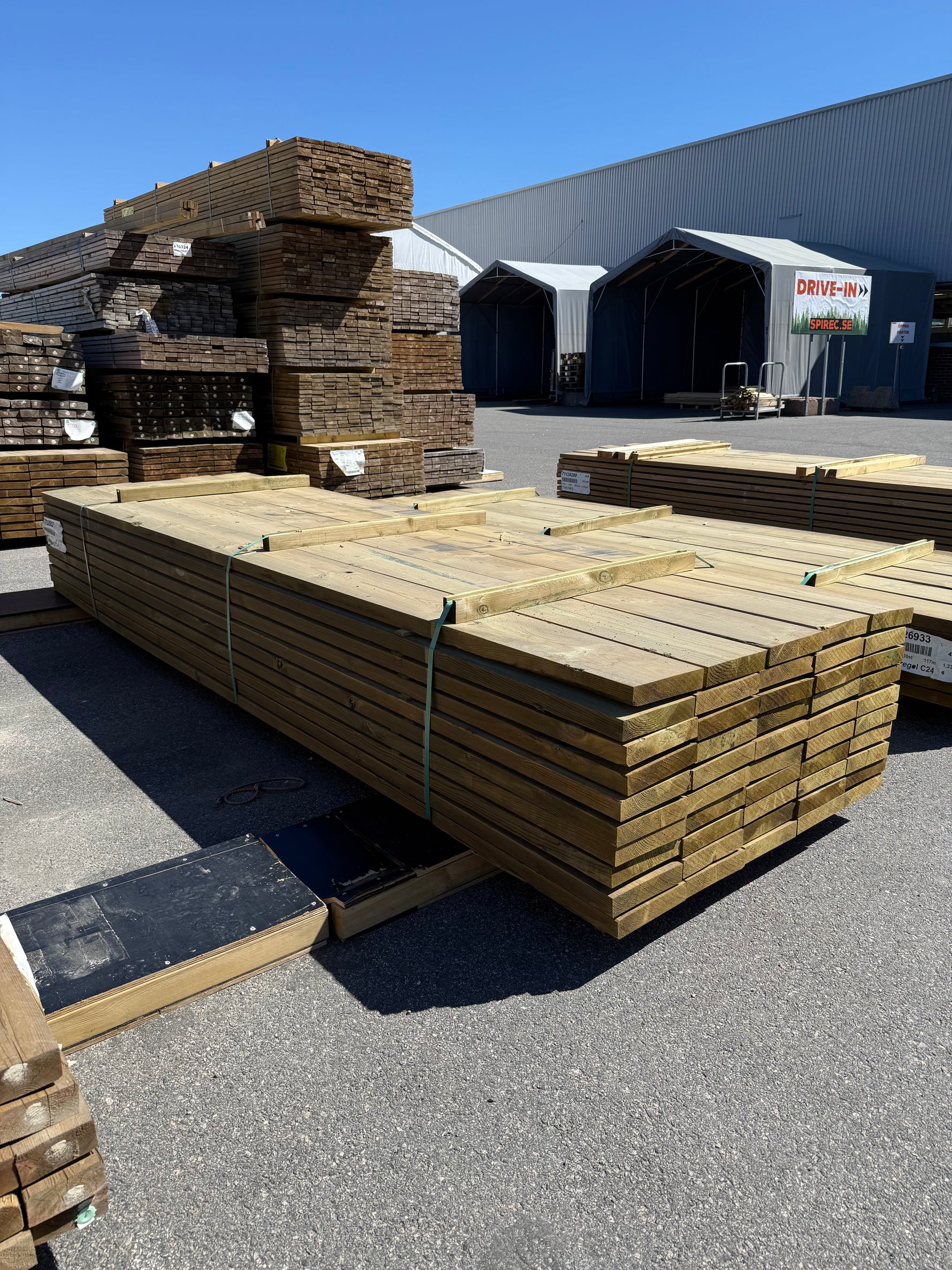Parti Tryckimpregnerade Reglar 45x220mm 3.90m 50st NTR A